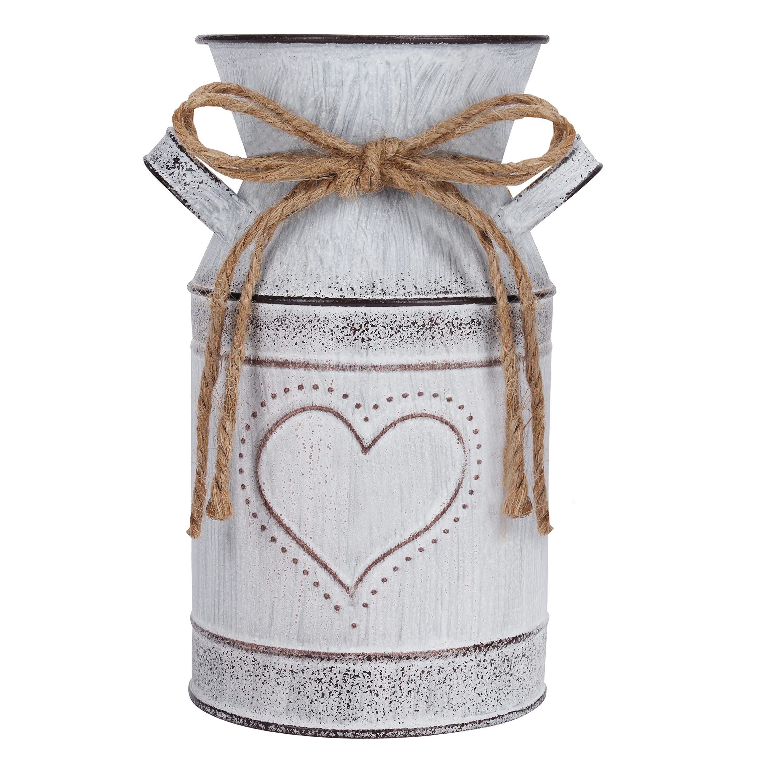 Belle Vous Dekovase Metall Blumenvase in günstig online kaufen