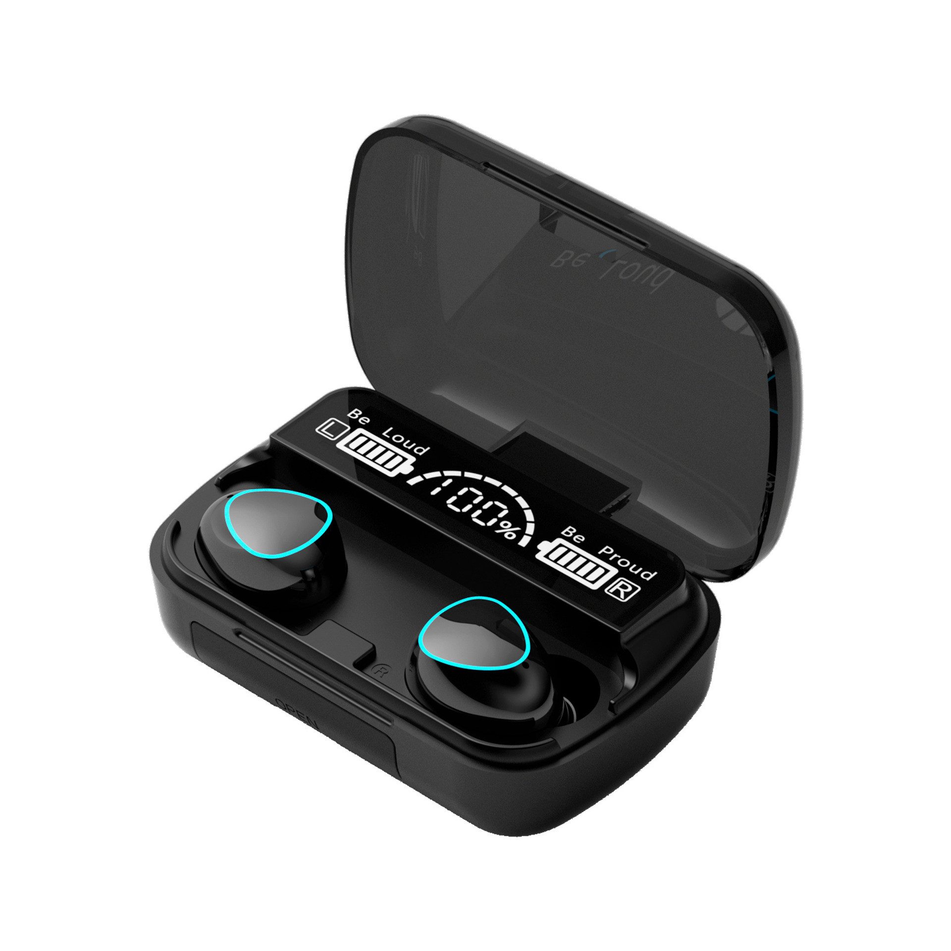 Good Times Kabellose Bluetooth Kopfhörer wasserdicht ELEK-12 Bluetooth-Kopfhörer (In Ear Kopfhörer HiFi Stereo Kopfhörer, Lange Spielzeit Sportkopfhörer Geräuschreduzierung)
