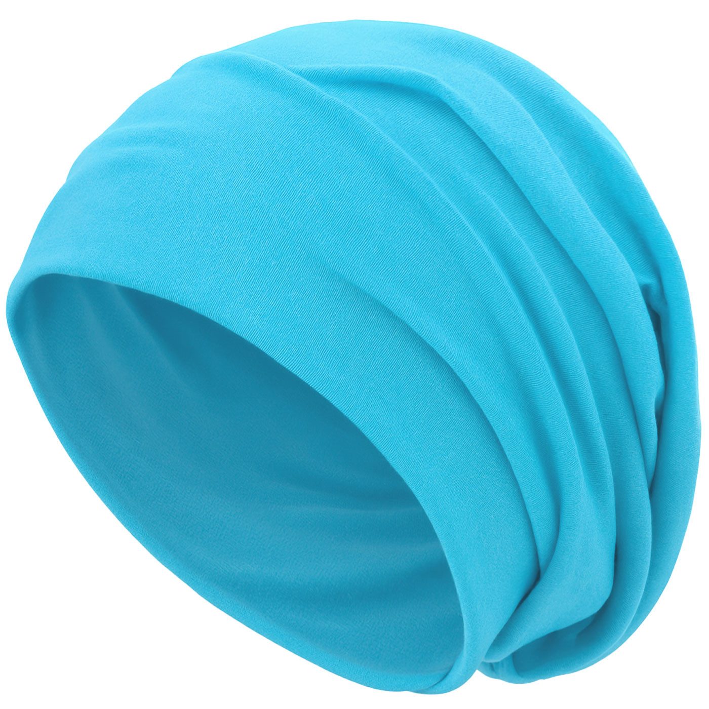 style3 Beanie (1-St) Mütze Damen Herren Haube Sommer Herbst XXL Chemo Schlafmütze Cap