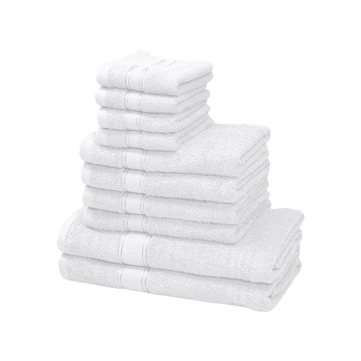 BETTWARENSHOP Handtuch Set Miko Superflausch, Frottee (Set, 10-St), Walkfrottee, 100% Baumwolle, Duschtücher, Полотенца, Gästetücher