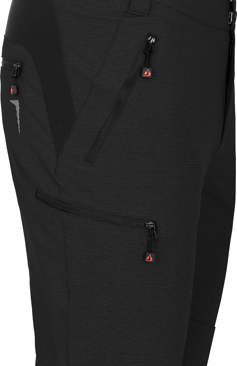 Bergson Fahrradhose PATTI Herren Radhose, robust, elastisch, Langgrößen, schwarz