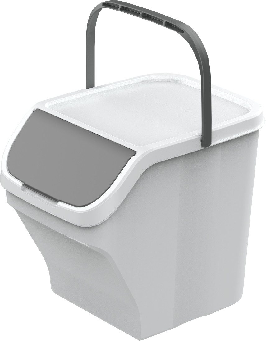 Gardissimo Mülltrennsystem Sort 3 fach Mülleimer Mülltrenner Abfalleimer Müllsortierer 75 Liter, 3 Behälter mit je 25 Liter Fassungsvermögen