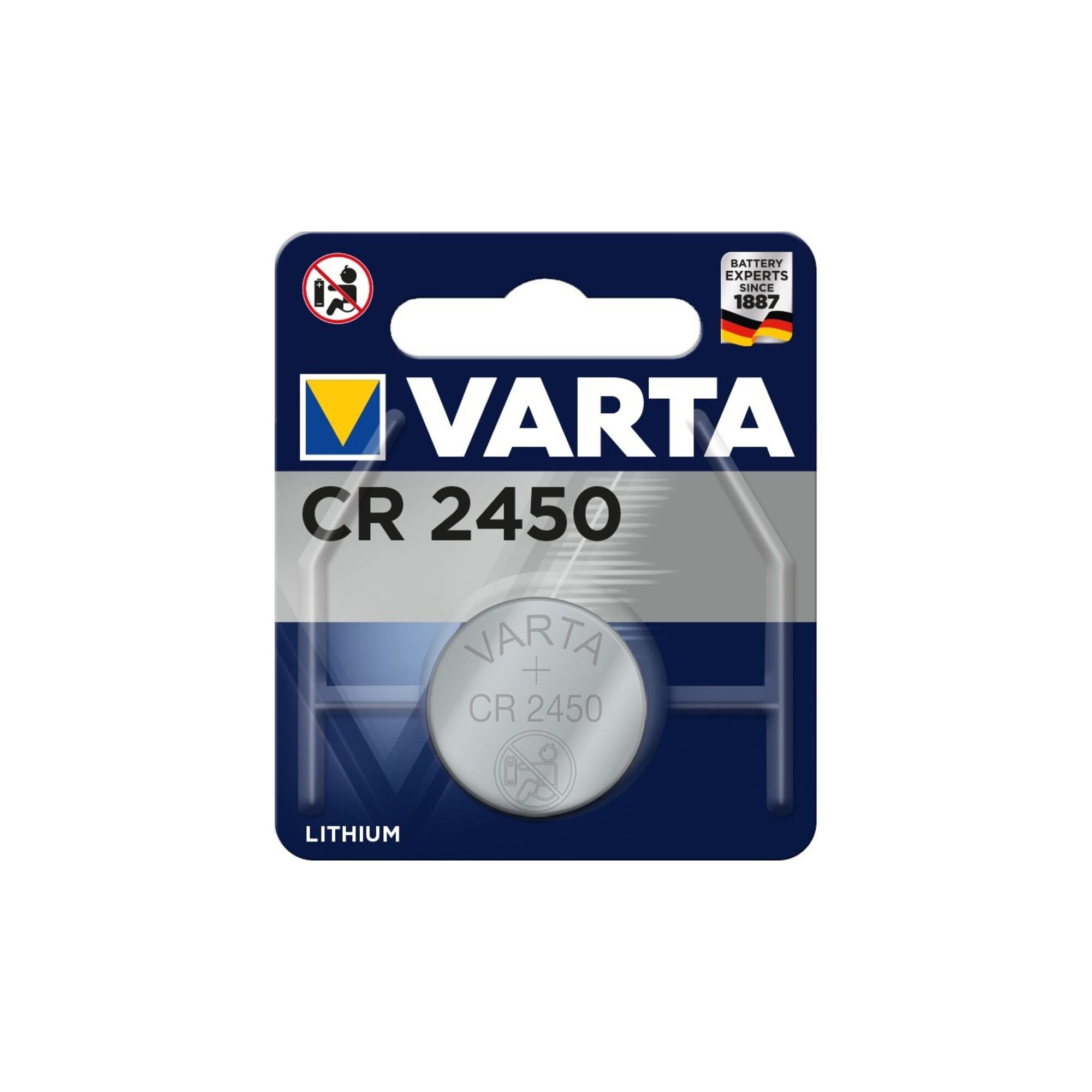 VARTA Varta Knopfzelle Professional Electronics 3 V 560 mAh CR2450 24,5x5,0m Batterie