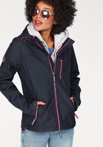 SUPERDRY Куртка короткая »HOODED WINDTREK...