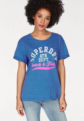 SUPERDRY Футболка »TRACKSTER узкий BF TEE...