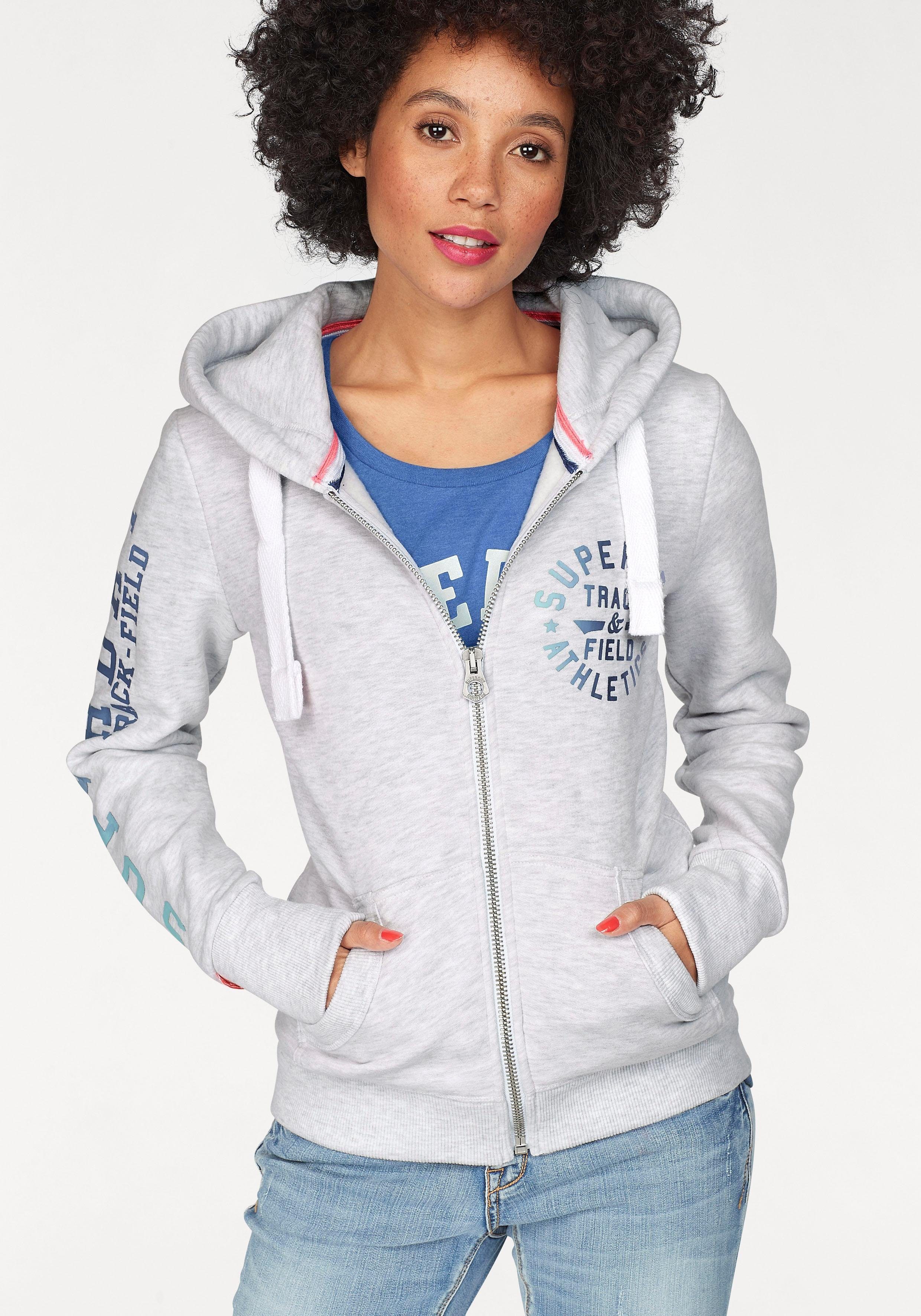 Superdry Kapuzensweatjacke »TRACK & FIELD ZIPHOOD« mit Dip Dye Prints online kaufen | OTTO Superdry Kapuzensweatjacke »TRACK & FIELD ZIPHOOD« mit Dip Dye Prints online kaufen | OTTO