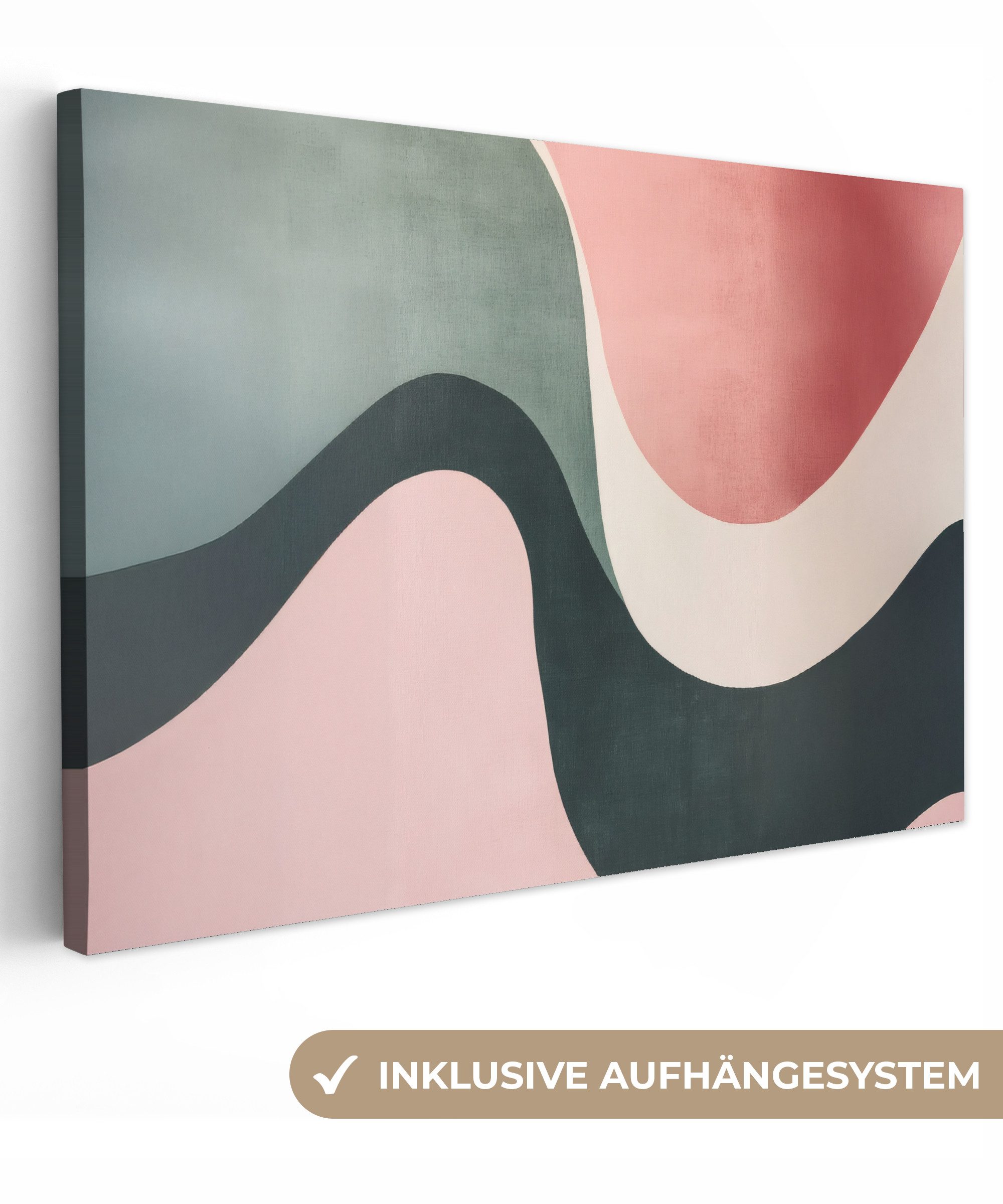OneMillionCanvasses® Leinwandbild Abstrakt - Wellen - günstig online kaufen