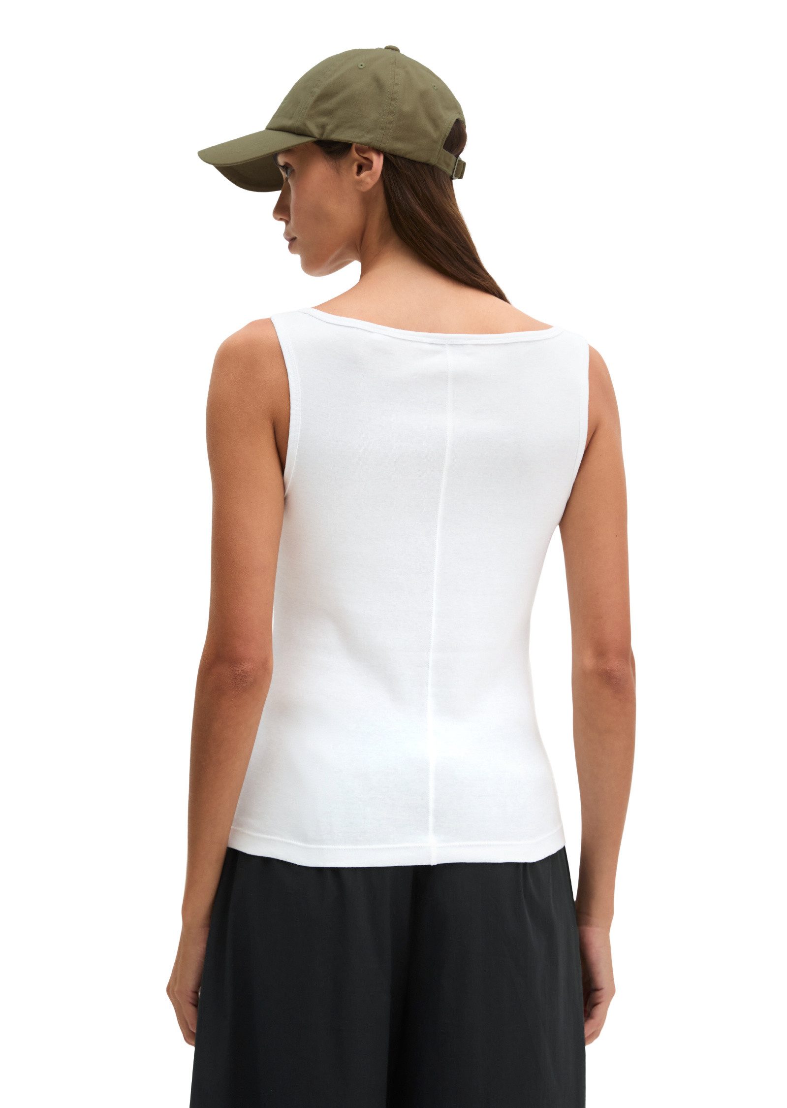 Marc O'Polo T-Shirt aus Organic-Cotton-Rib-Jersey