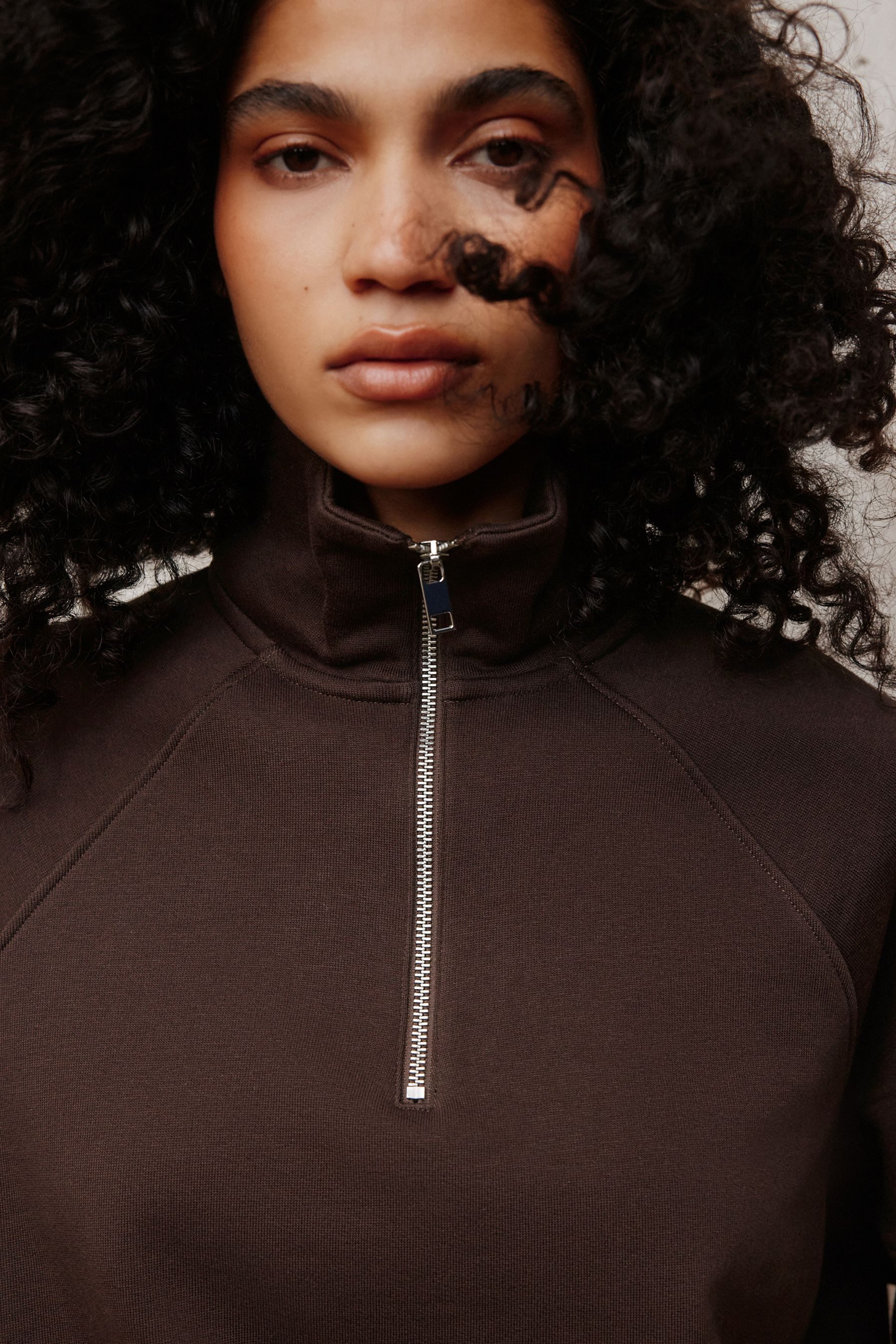 Next Sweatshirt Sweatshirt mit viertellangem Reißverschluss (1-tlg) – Bild 5 von 5