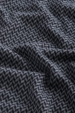 Next Troyer Strickpullover im Fischgrätmuster mit RV-Kragen (1-tlg)