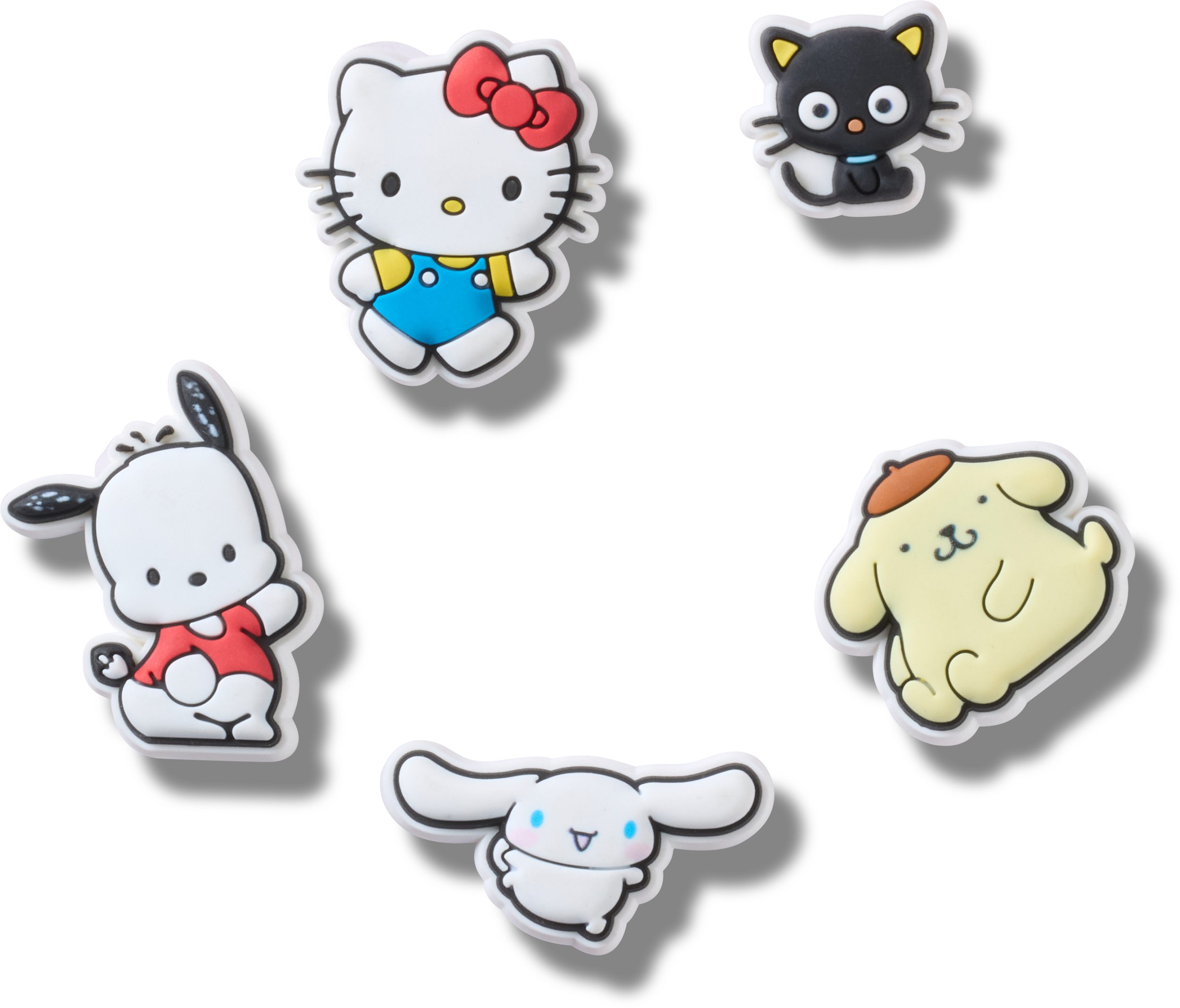 Crocs Schuhanstecker Jibbitz "Hello Kitty Friends" (Set, 5-tlg., Kein Spielzeug. Nicht für Kinder unter 3 Jahren geeignet), Hello Kitty Figuren
