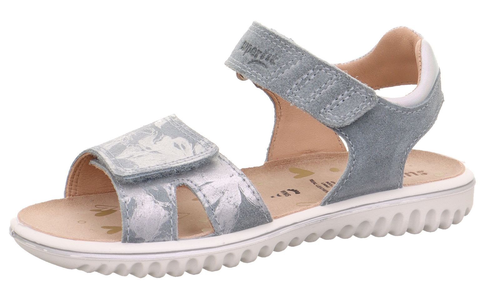 Superfit superfit Kinder SPARKLE Sandale Effeektleder 1-609004-8410 hellblau Sandale
