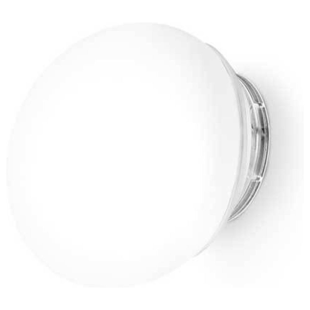 click-licht LED Außen-Wandleuchte Runde LED Wandleuchte Goccia, Glas, weiß, IP44, keine Angabe, Leuchtmittel enthalten: Ja, fest verbaut, LED, warmweiss, Aussenlampe, Aussenwandleuchte, Outdoor-Leuchte