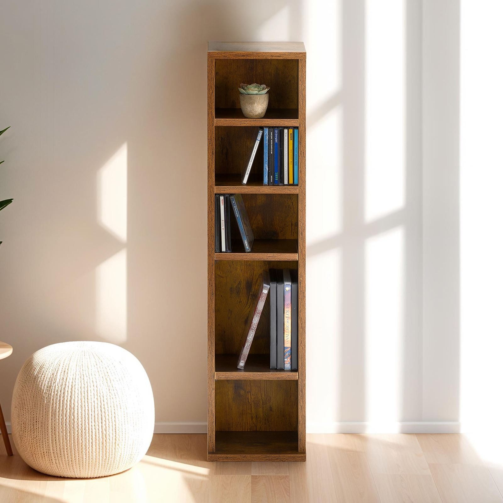 IDIMEX CD-Regal MELODIE, CD DVD Regal mit 6 Böden schmales Regal günstig online kaufen