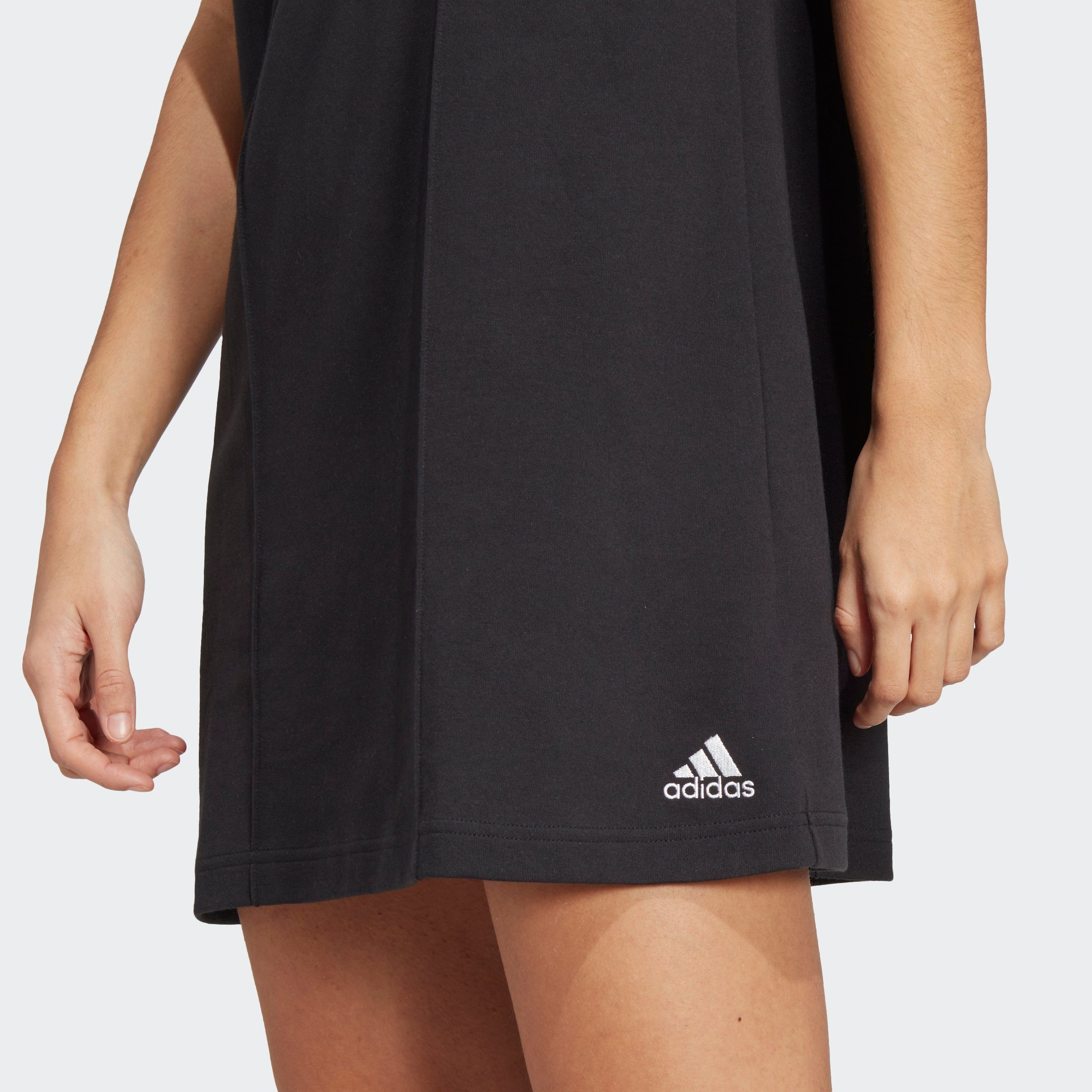 adidas Sportswear Sommerkleid ADIDAS Black KLEID POLO ALLOVER / White GRAPHIC