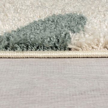 Hochflor-Teppich SQUIGGLE, FLAIR RUGS, rechteckig, Höhe: 30 mm
