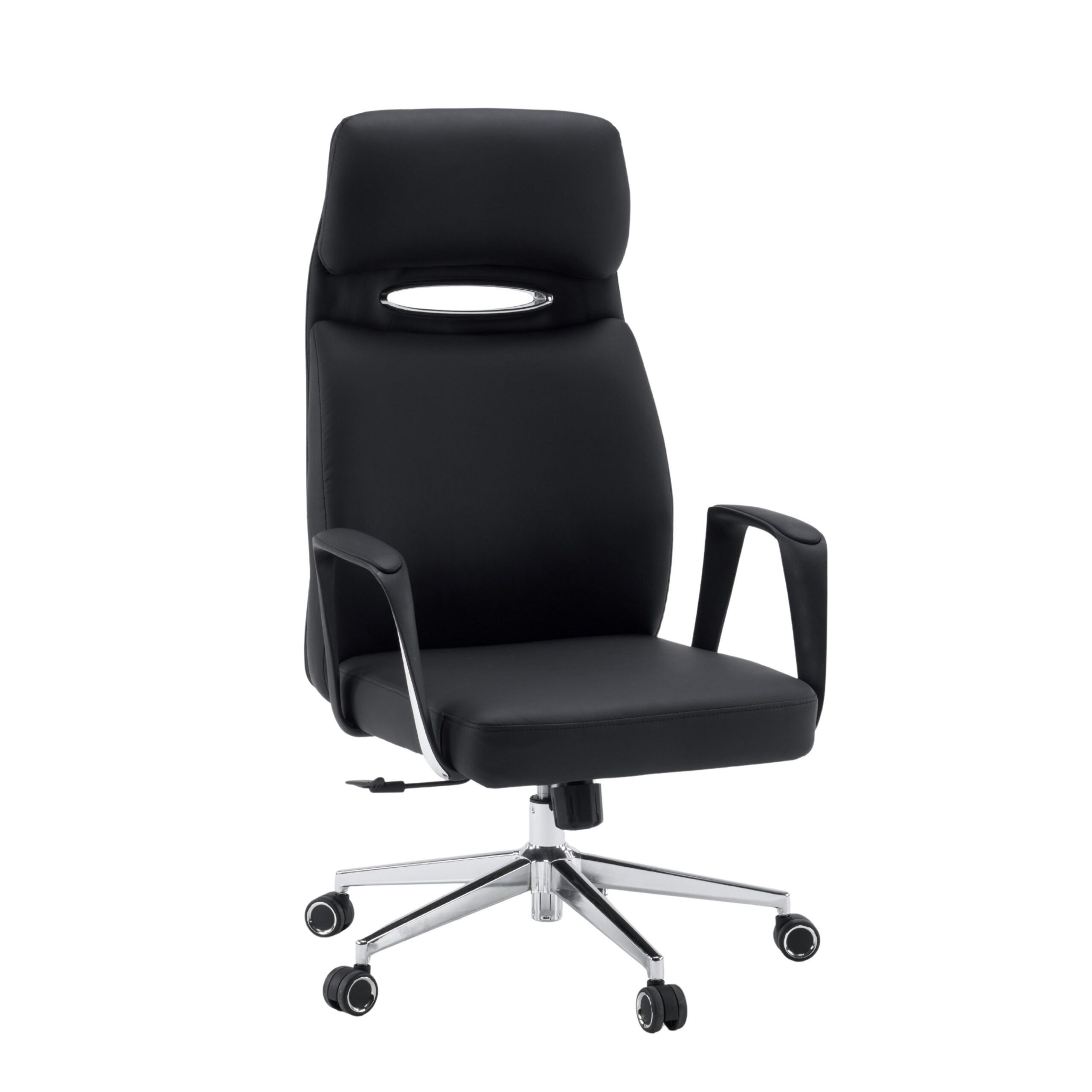 hjh OFFICE Chefsessel Profi Chefsessel Velvet Eco Kunstleder, Drehstuhl Bürostuhl ergonomisch