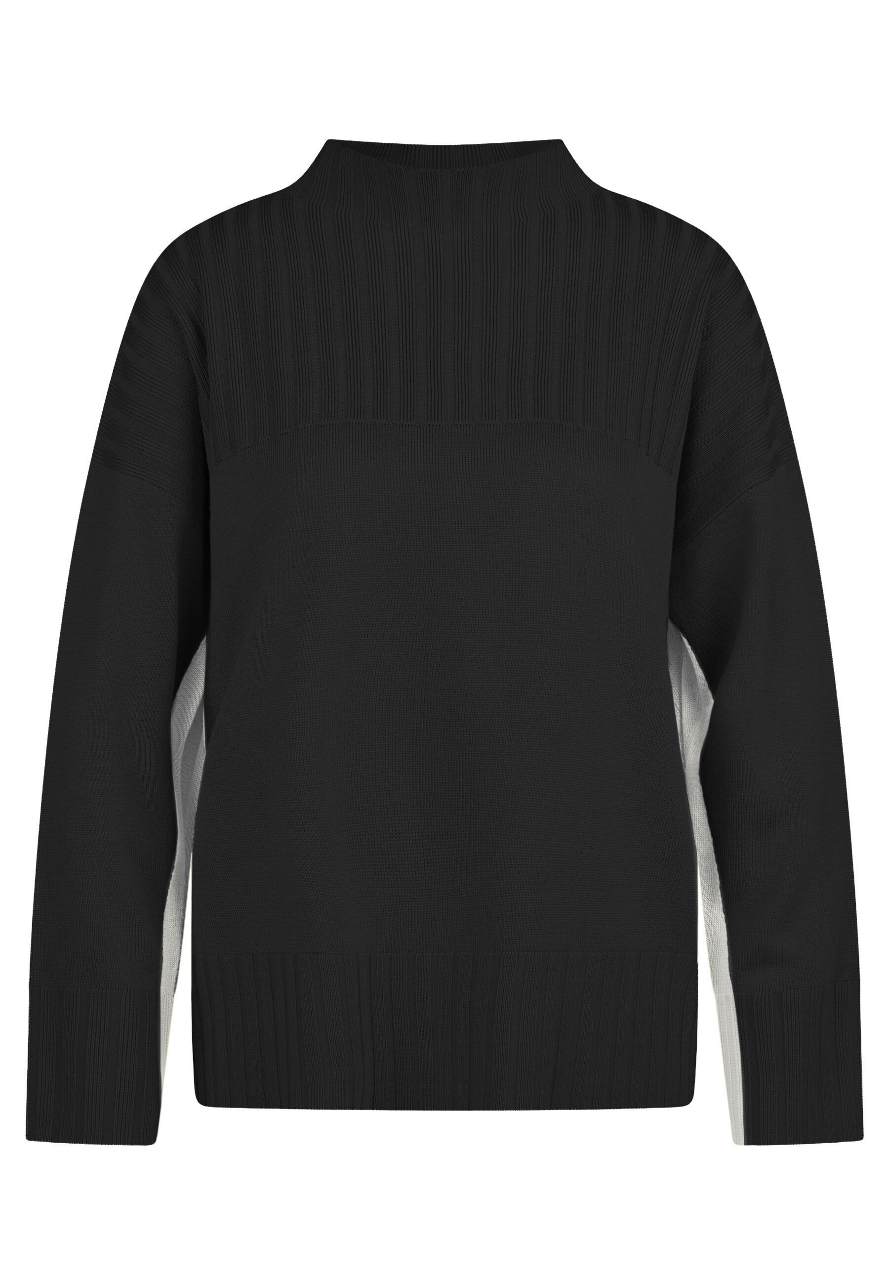 Doris Streich Strickpullover in Schwarz-Weiß