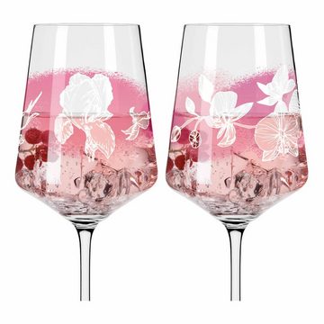 Ritzenhoff Aperitifglas Sommersonett Sprizz 2er-Set 003, Kristallglas, Made in Germany