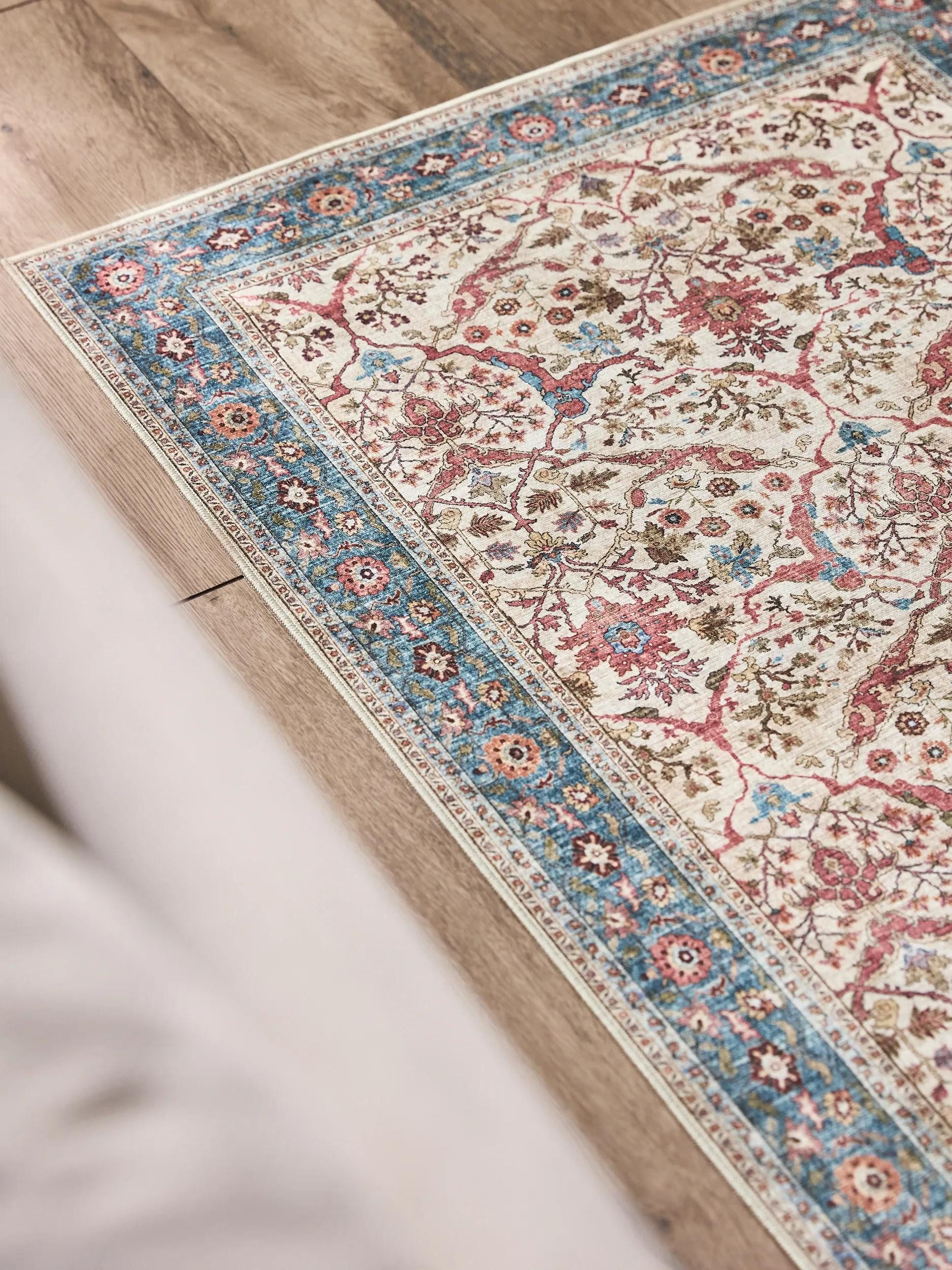 benuta Läufer Laury, rechteckig, Höhe: 5 mm, Teppich Wohnzimmer, Schlafzimmer, Esszimmer, Flur, Kunstfaser, Cozy