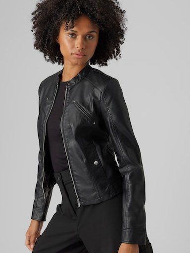 Vero Moda Lederimitatjacke VMFAVODONA AW23 COATED JACKET NOOS