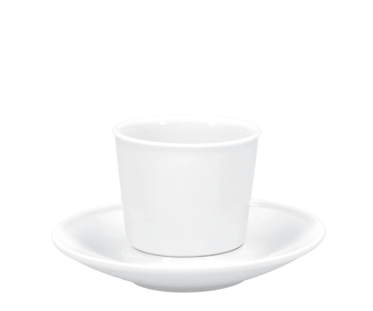 KPM Berlin Espressotasse KPM Berlin Flugzeugtasse im Geschenkkarton Weiß, Porzellan