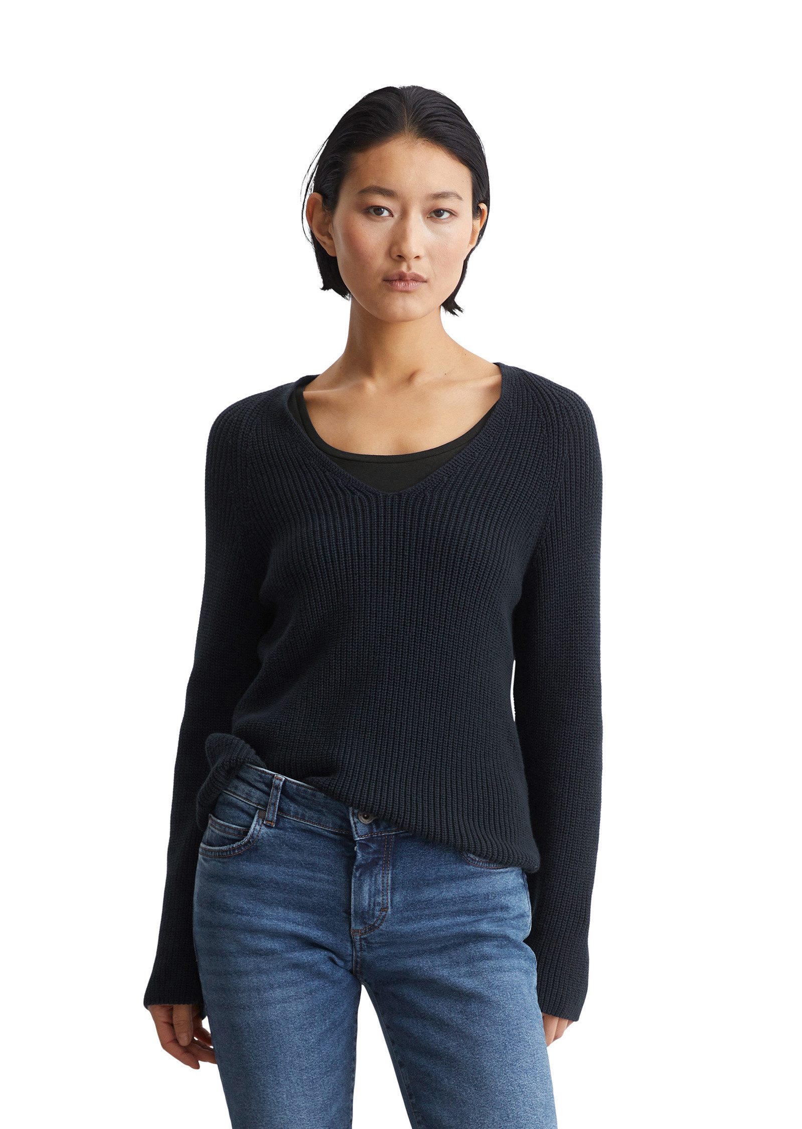 Strickpullover aus Organic Cotton-Qualität