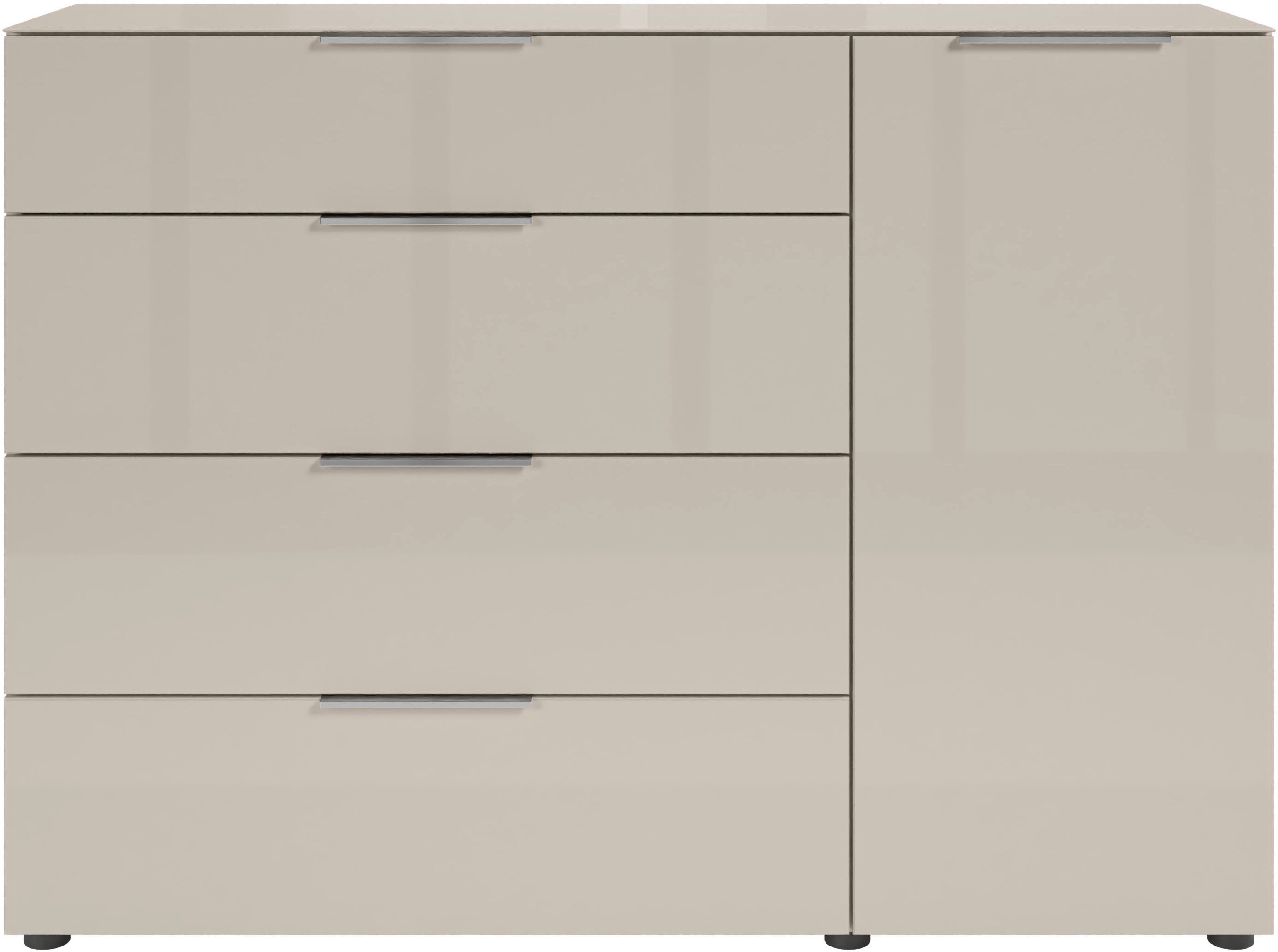 HBZ Kommode Santorin, BxHxT 135x99x40 cm (1 St), Breite 135cm, Softclose für Türen und Schubkästen, Melaminbeschichtung