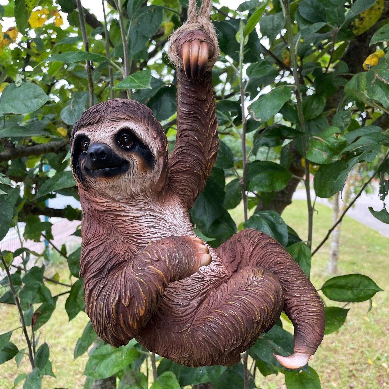 Online-Fuchs Gartenfigur als Faultier zum Aufhängen, auch als Wand-Deko-Fig günstig online kaufen