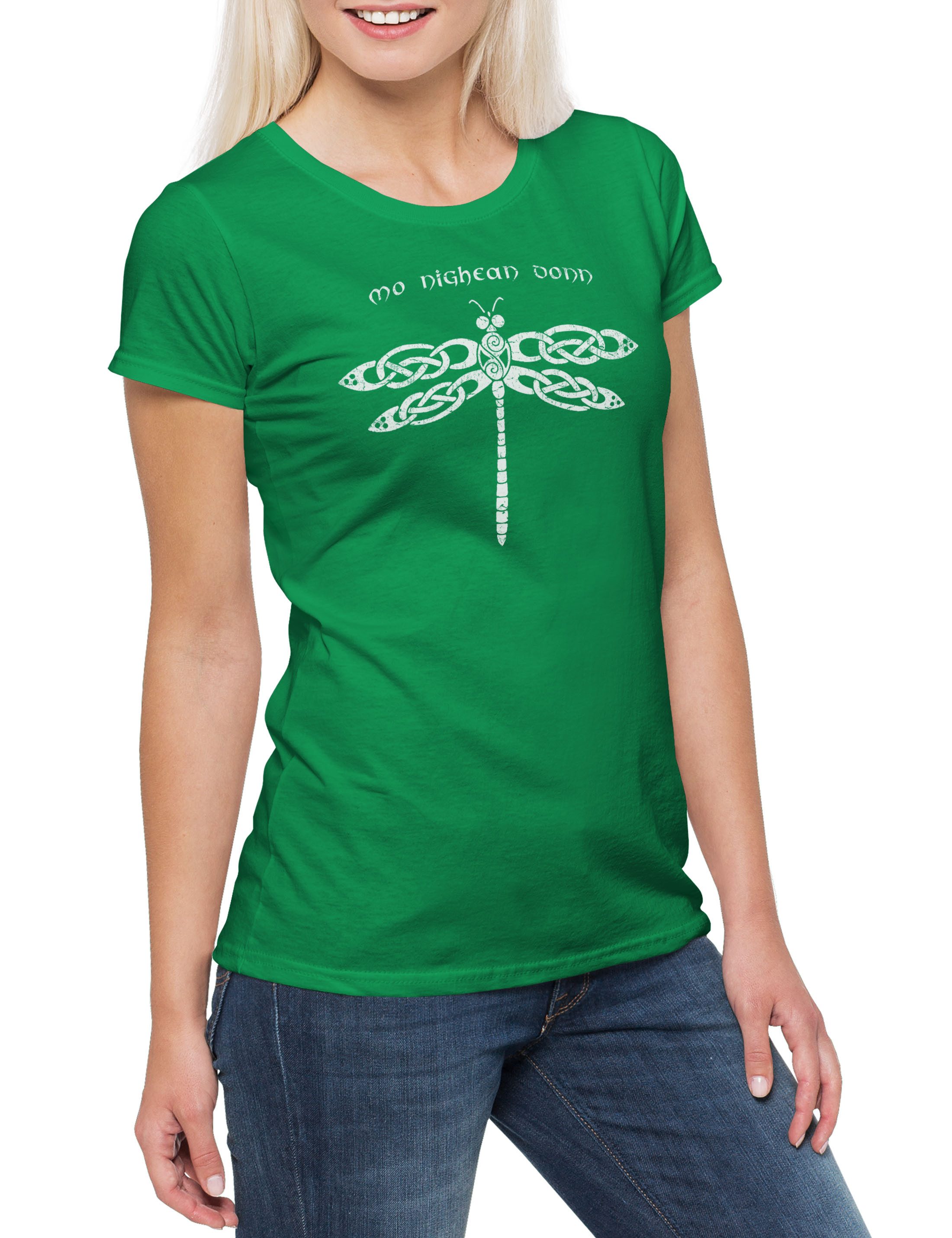 Print-Shirt More Nighean Donn Damen T-Shirt Outlander Scots Scotland Schottland