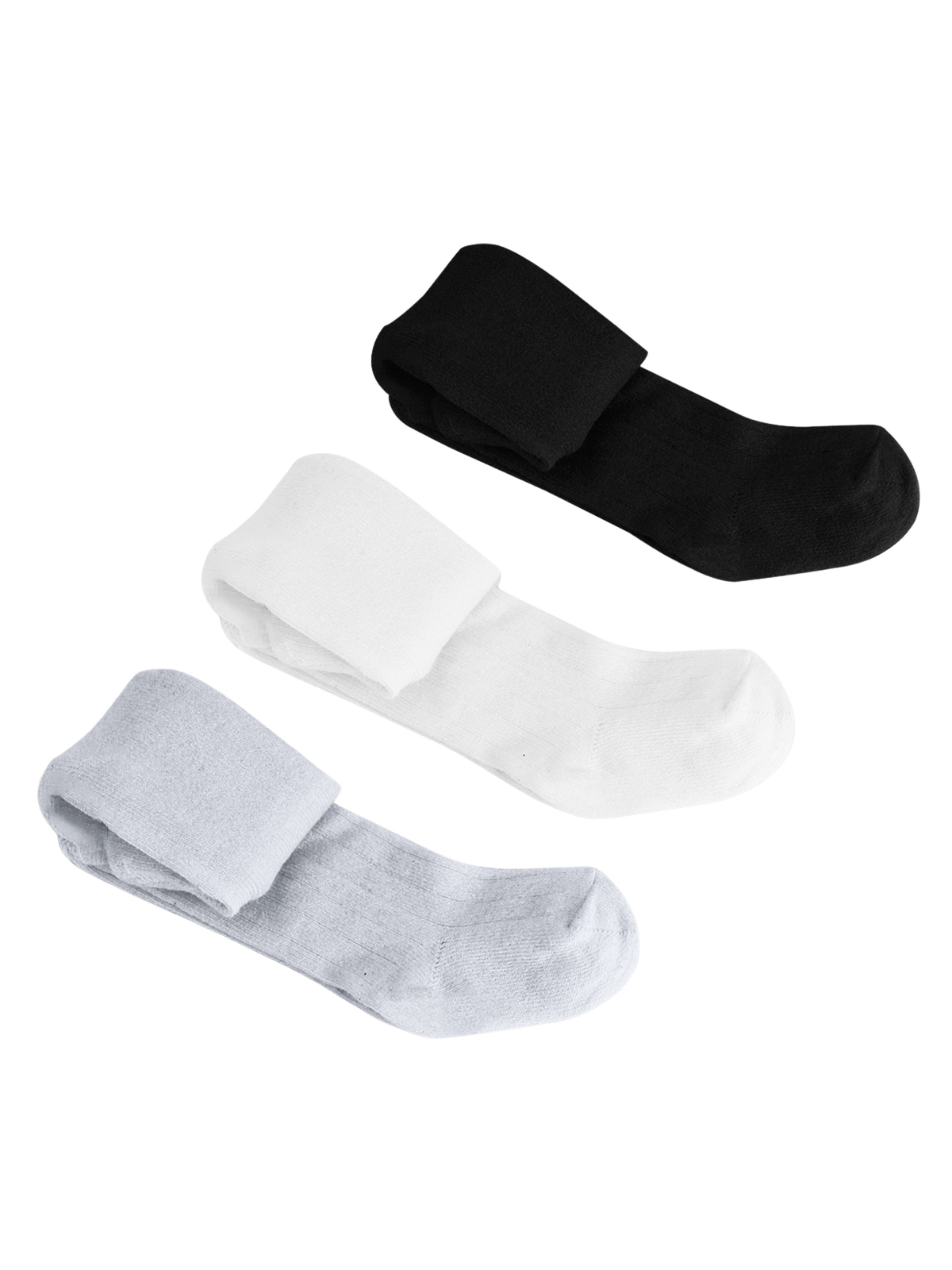 bistyle Strumpfhose für Neugeborene Jungen Mädchen Unisex Babystrumpfhosen 3er Pack (Set 3 St. 3er-Pack) GOTS-zertifiziert, Bio-Baumwolle, bis 3 Jahre