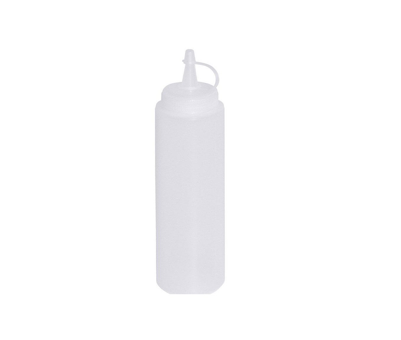 Contacto Vorratsdose Quetschflasche Saucenflasche mit Schraubdeckel 0,25L 19m Neutralweiß