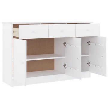 vidaXL Sideboard Sideboard ALTA Weiß 112x35x73 cm Massivholz Kiefer (1 St)