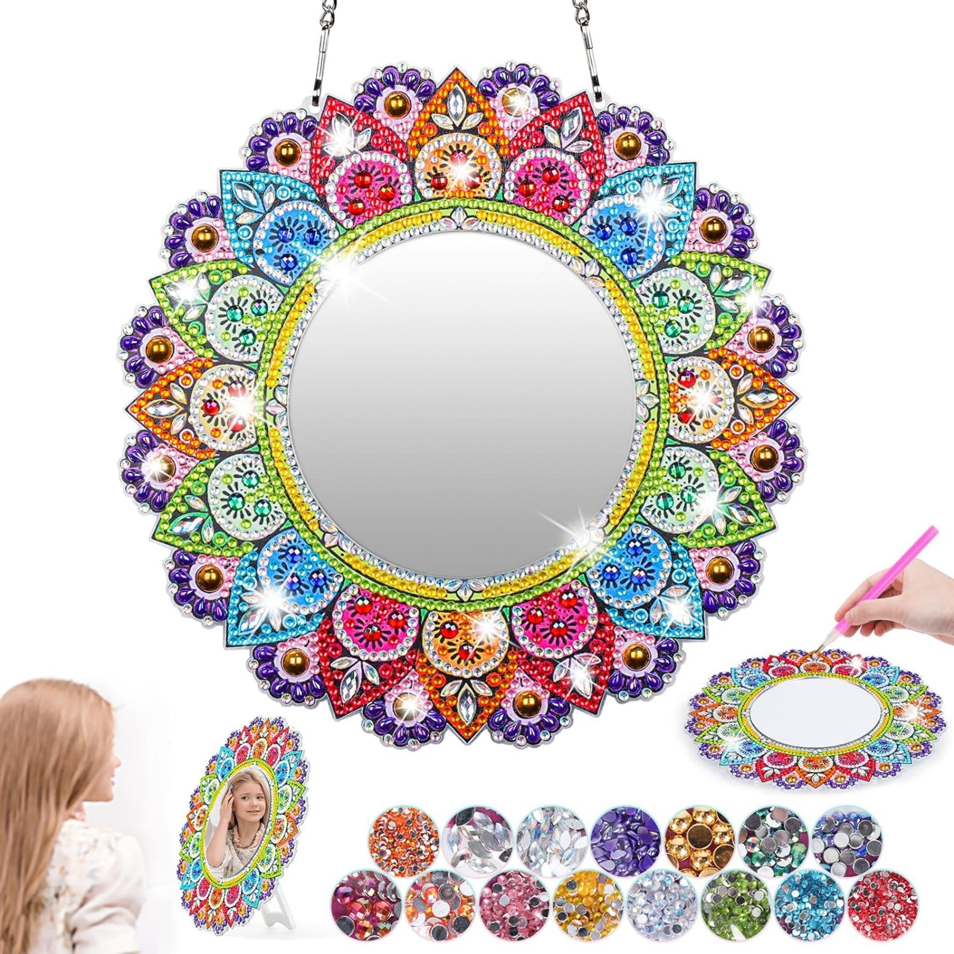 Kreativset Basteln Diamond Painting Spiegel Bastelset Geschenk