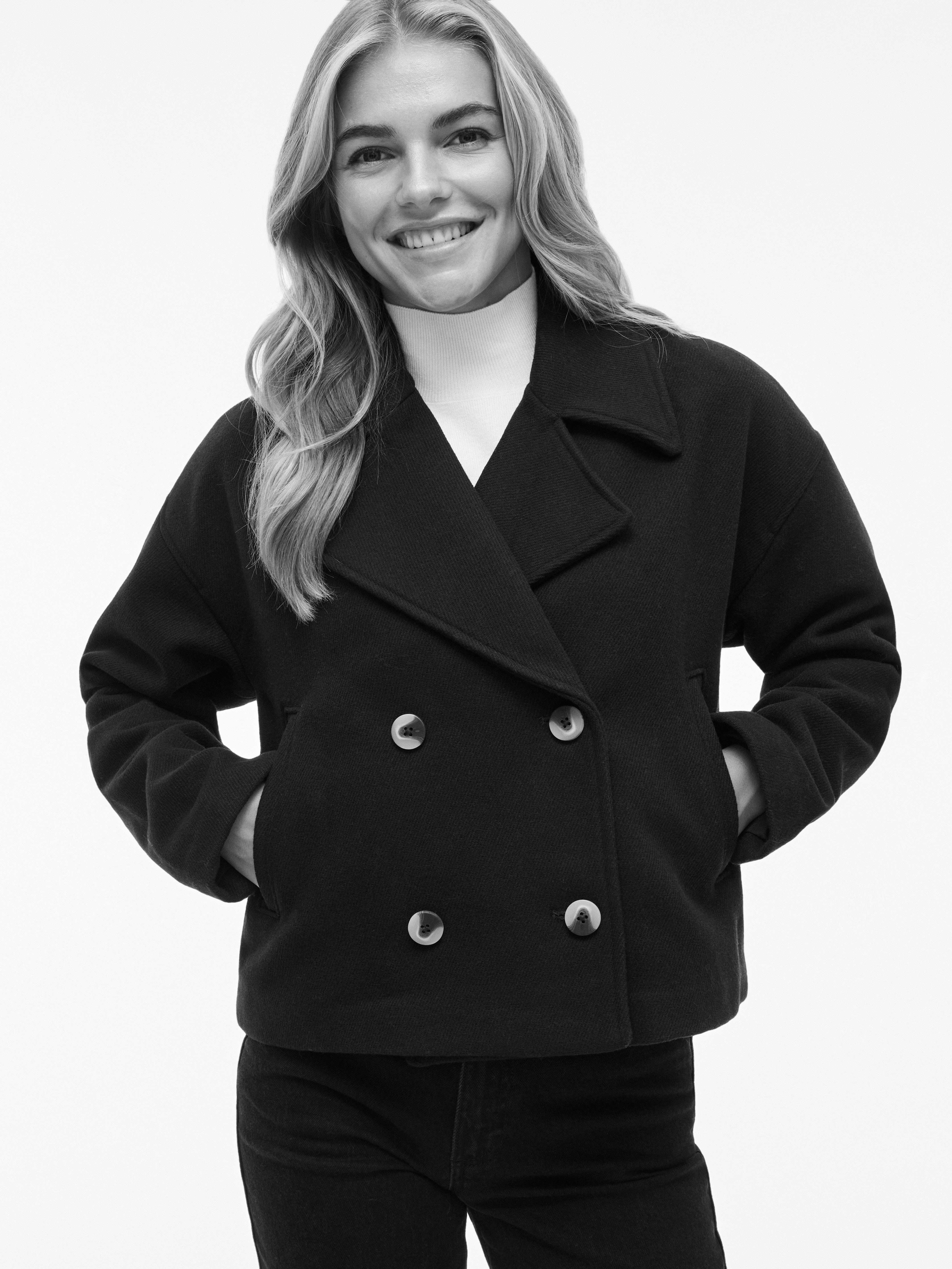 Vila Kurzjacke VIKAMINA L/S V-NECK JACKET - NOOS günstig online kaufen