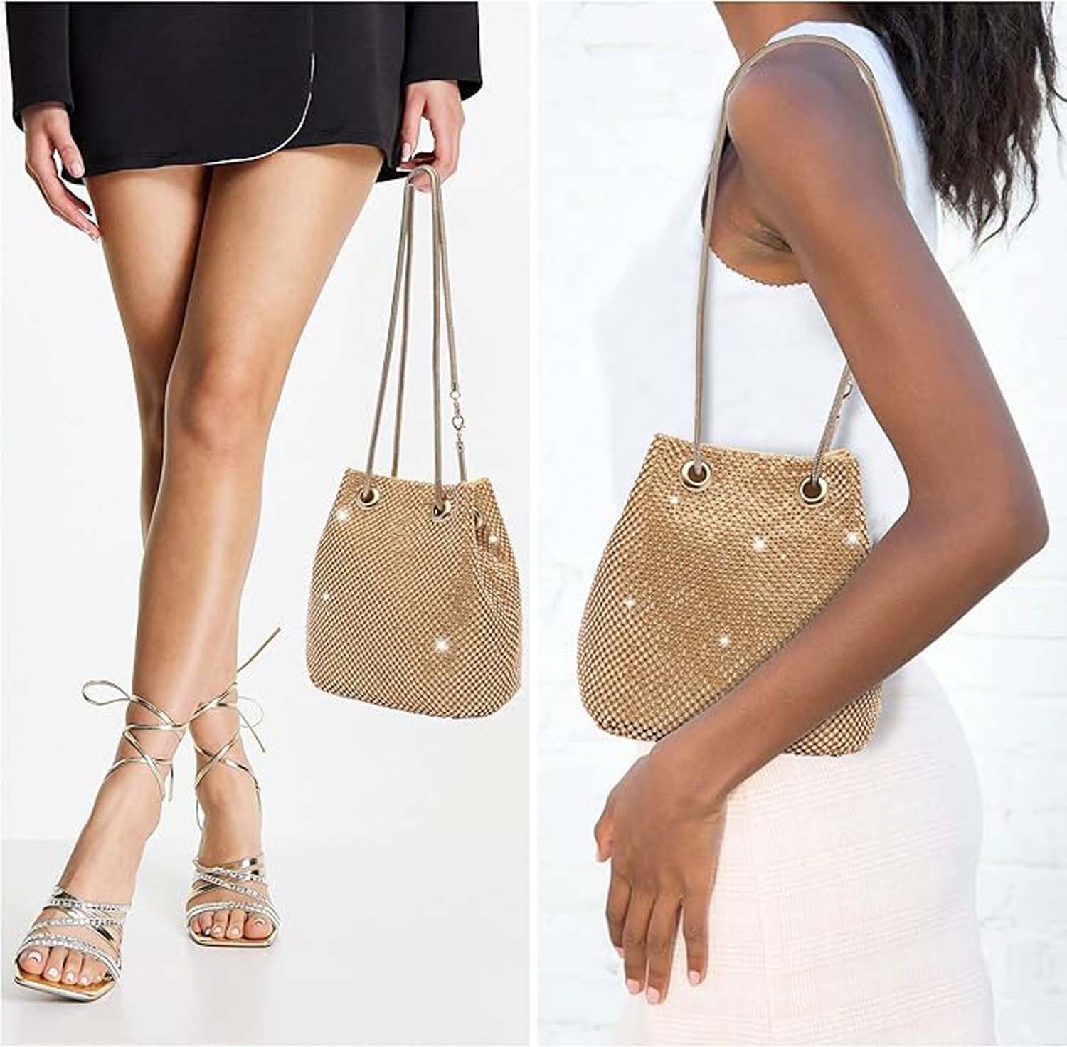 Coonoor Clutch Abendtasche für Damen, kleine Umhängetasche, Kupplung für Ze günstig online kaufen