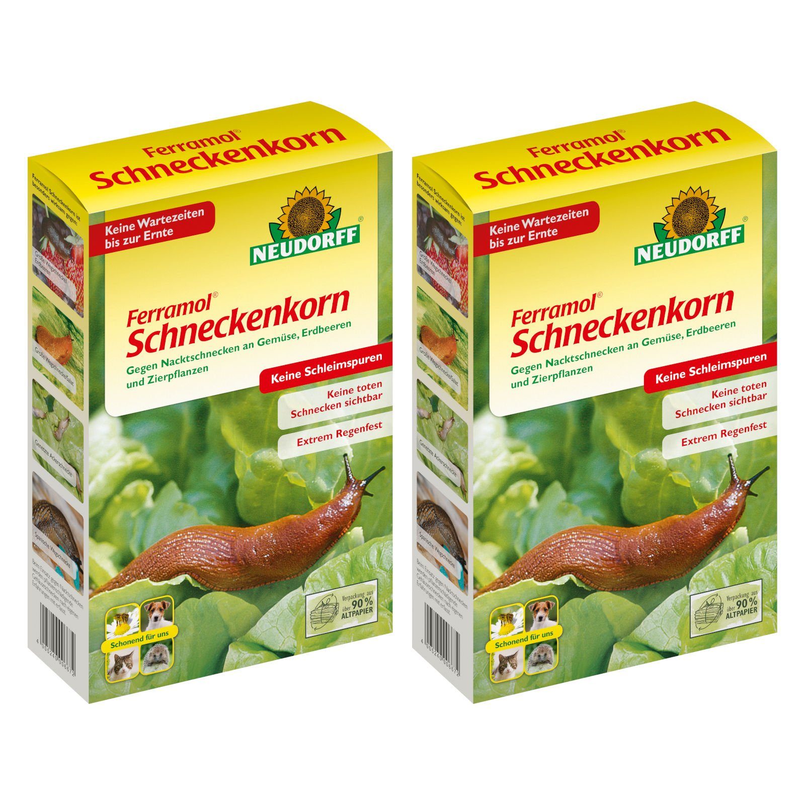 Neudorff Pflanzenstärkungsmittel Ferramol Schneckenkorn 4 kg (2x 2kg) günstig online kaufen