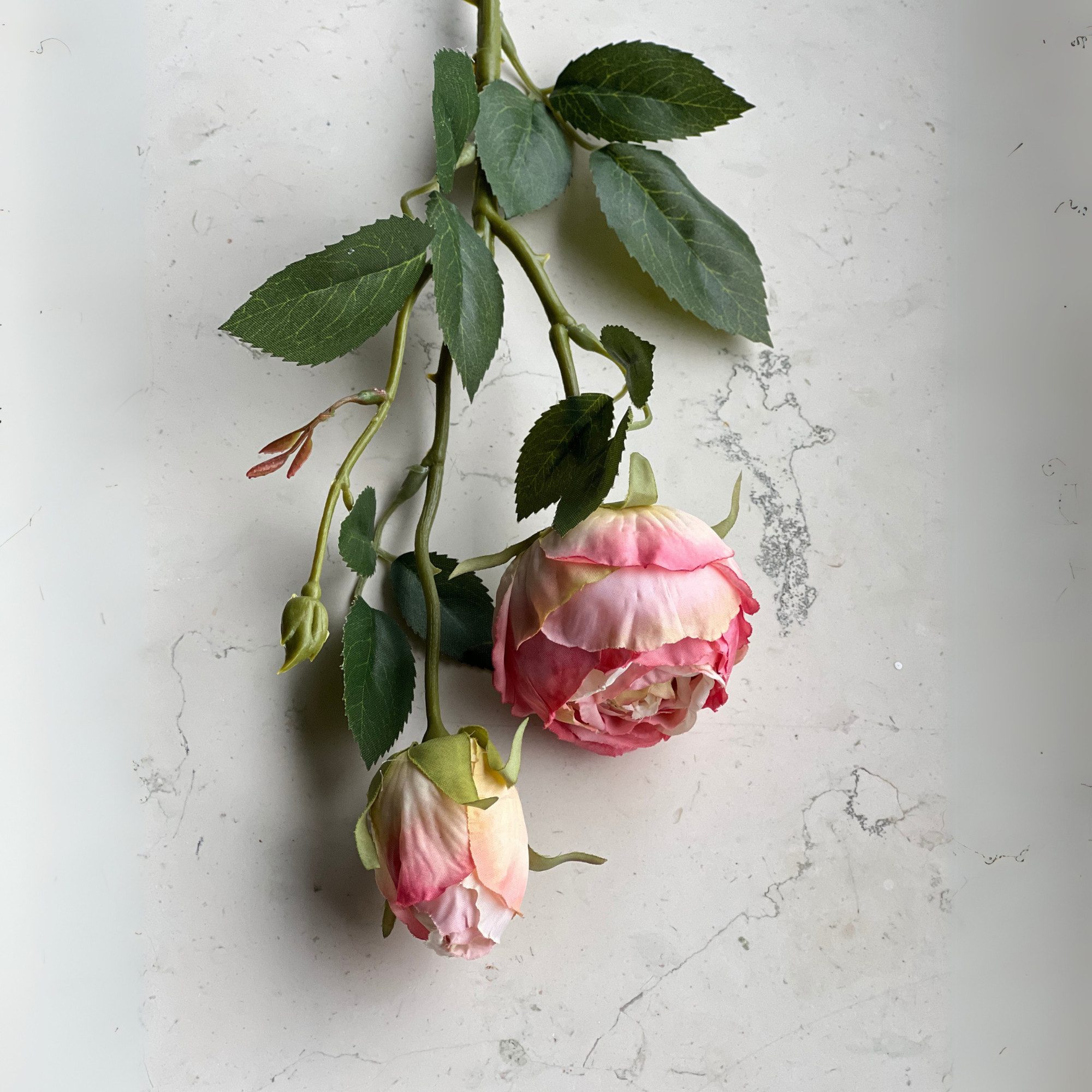 Kunstblumenstrauß Künstliche Rosen 3er Set 55cm. günstig online kaufen