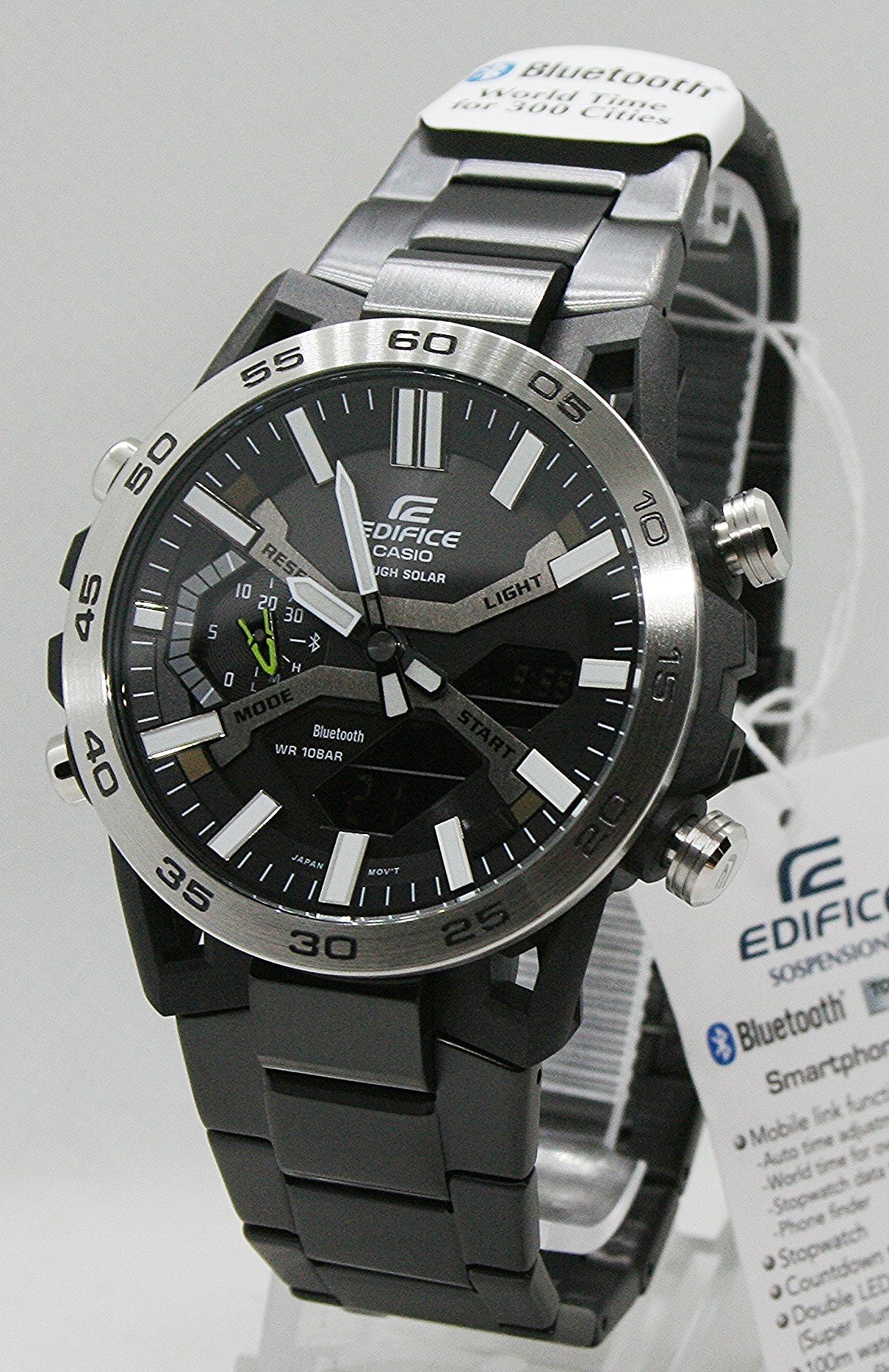 CASIO EDIFICE Quarzuhr Casio Herrenuhr Edifice ECB-2000DD-1AEF, (1-tlg)