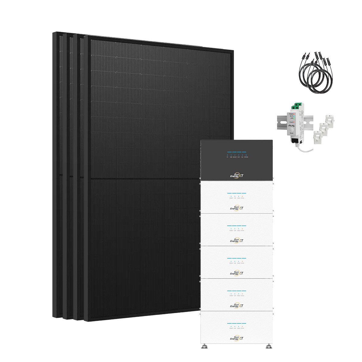 SunEnergy XT Balkonkraftwerk 2000W mit 30kWh Speicher SunEnergyXT 500 PRO + 5× B500, 2000 W, (25-St), 0% MwSt.