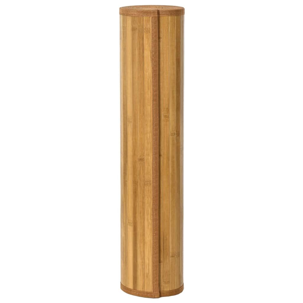 vidaXL Teppich Teppich Rechteckig Natur 70x200 cm Bambus, Rechteckig günstig online kaufen
