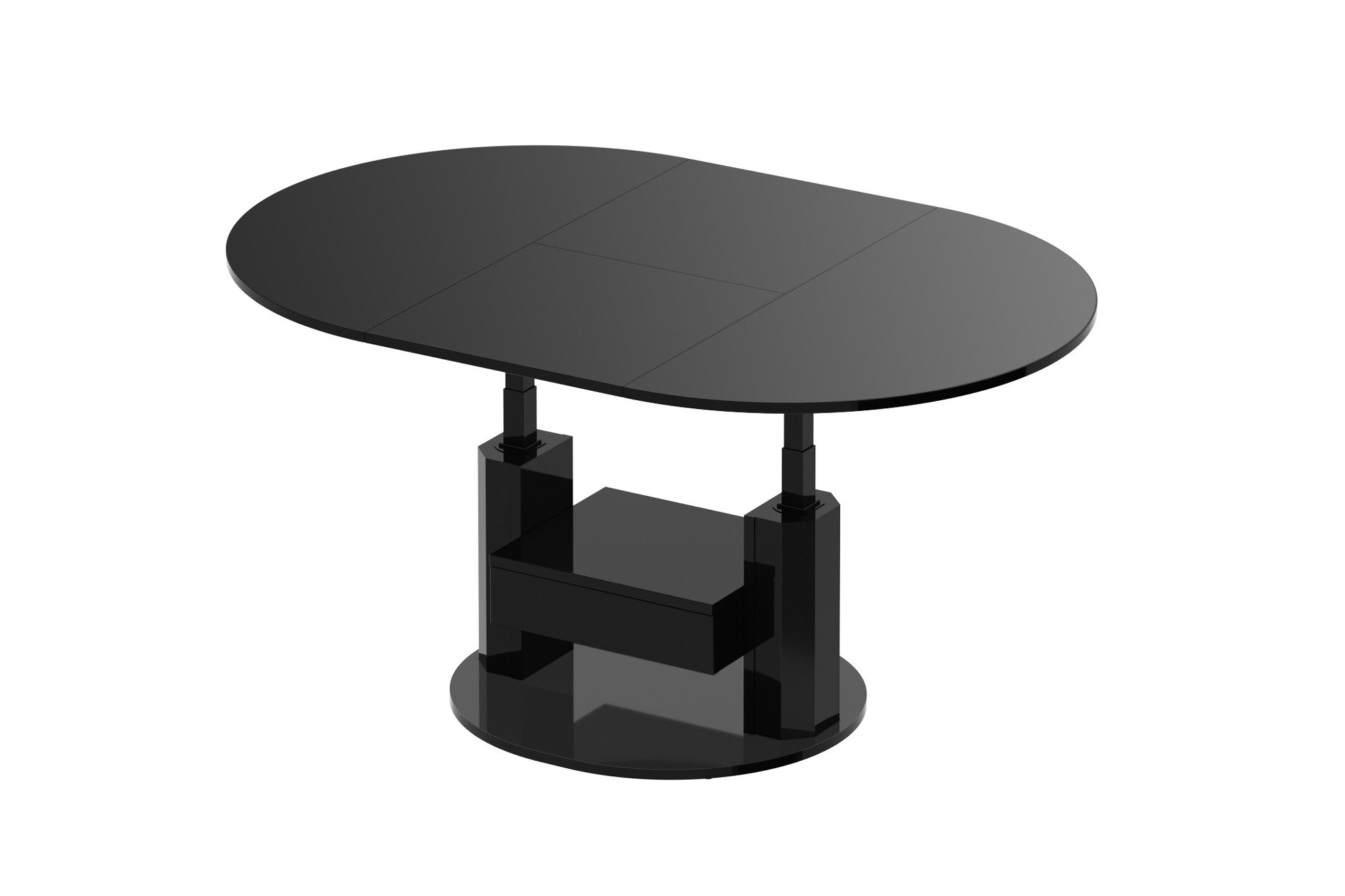 designimpex Couchtisch Design HPM-111 Hochglanz ausziehbar günstig online kaufen