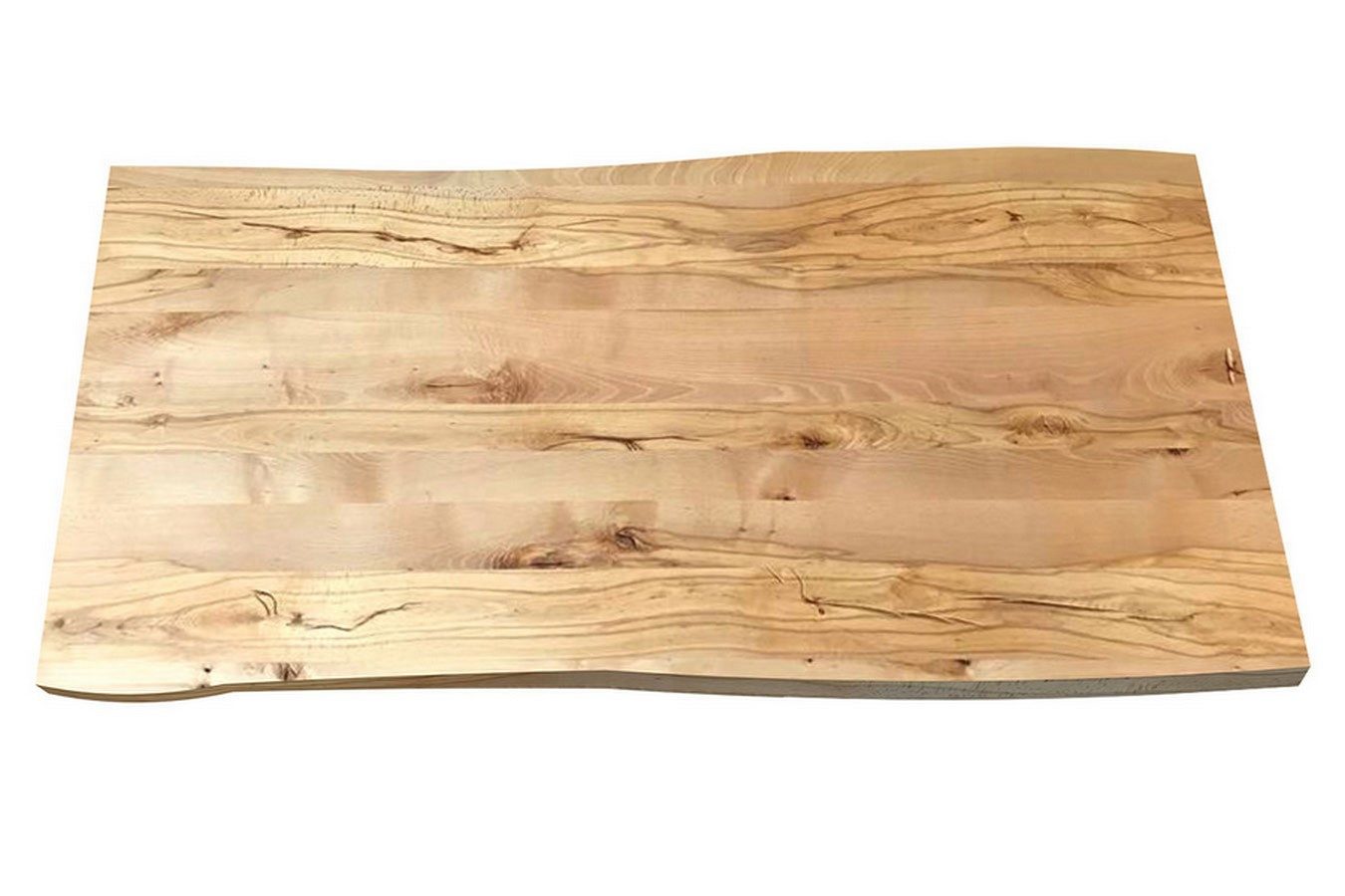 Tischhelden Tischplatte Tischplatte 6,5 cm astige Wildbuche massiv organis