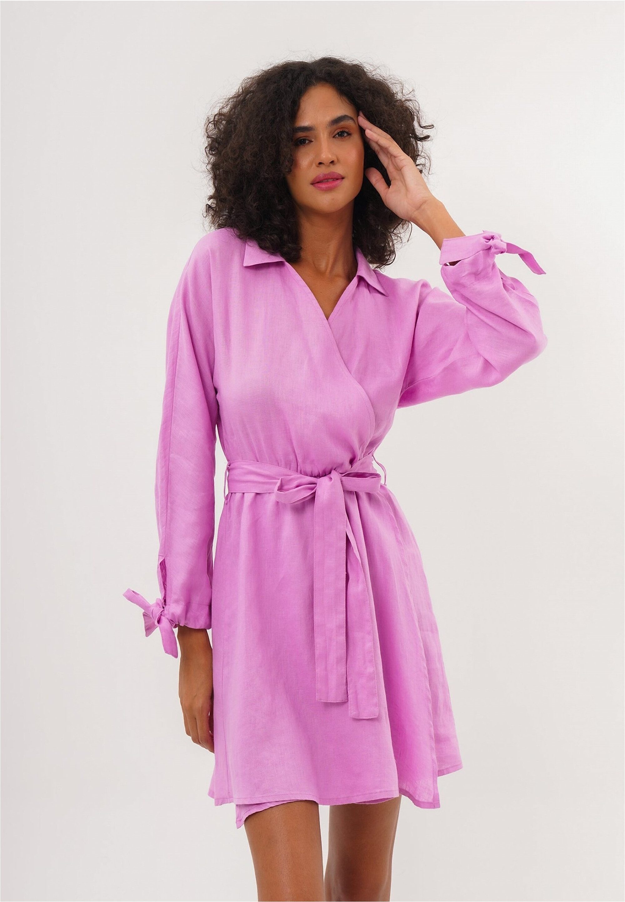 freshlions Jerseykleid Joana (1-tlg) in Wickeloptik günstig online kaufen