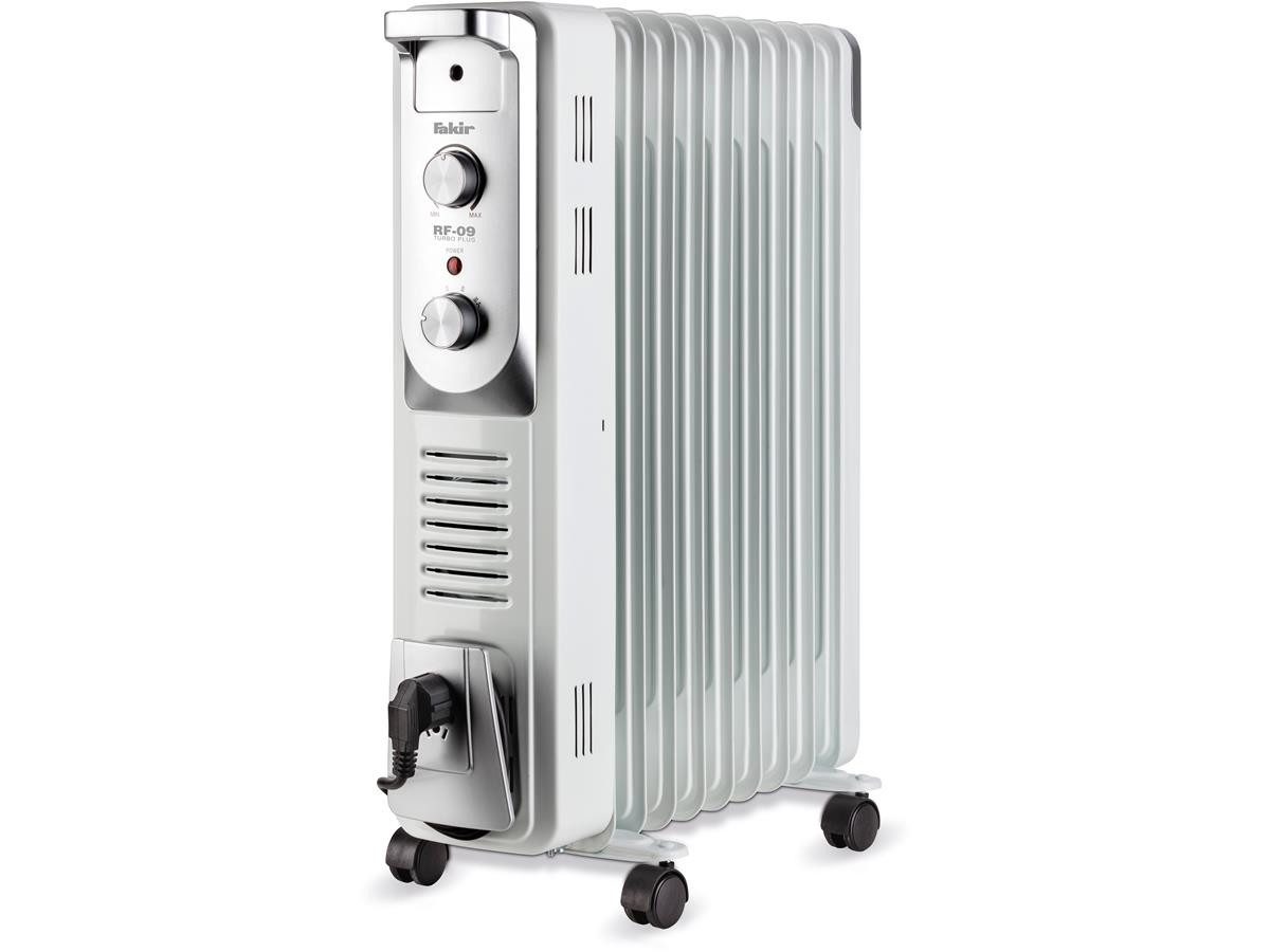FAKIR Ölradiator trend, OR-09 TURBO PLUS, 2600 W, 4 Leistungsstufen: 880 / 1.320 / 2.200 / 2.600 W