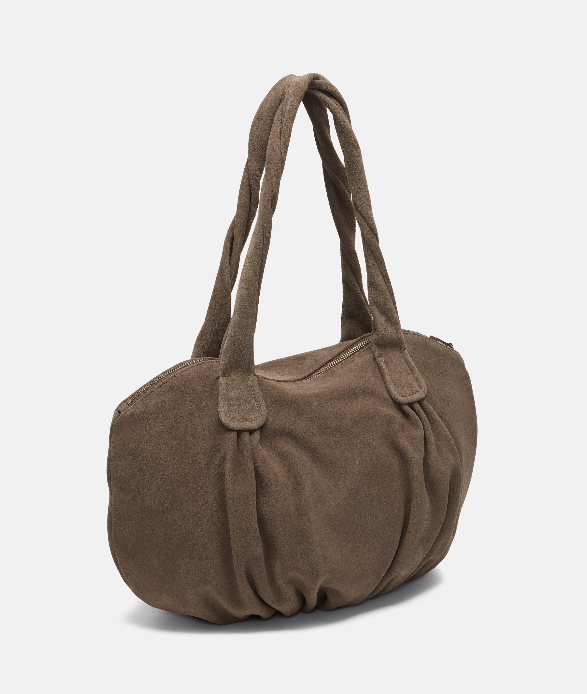 Liebeskind Berlin Shopper Archive Lucy Shopper M, Geräumiger Shopper aus weichem Veloursleder
