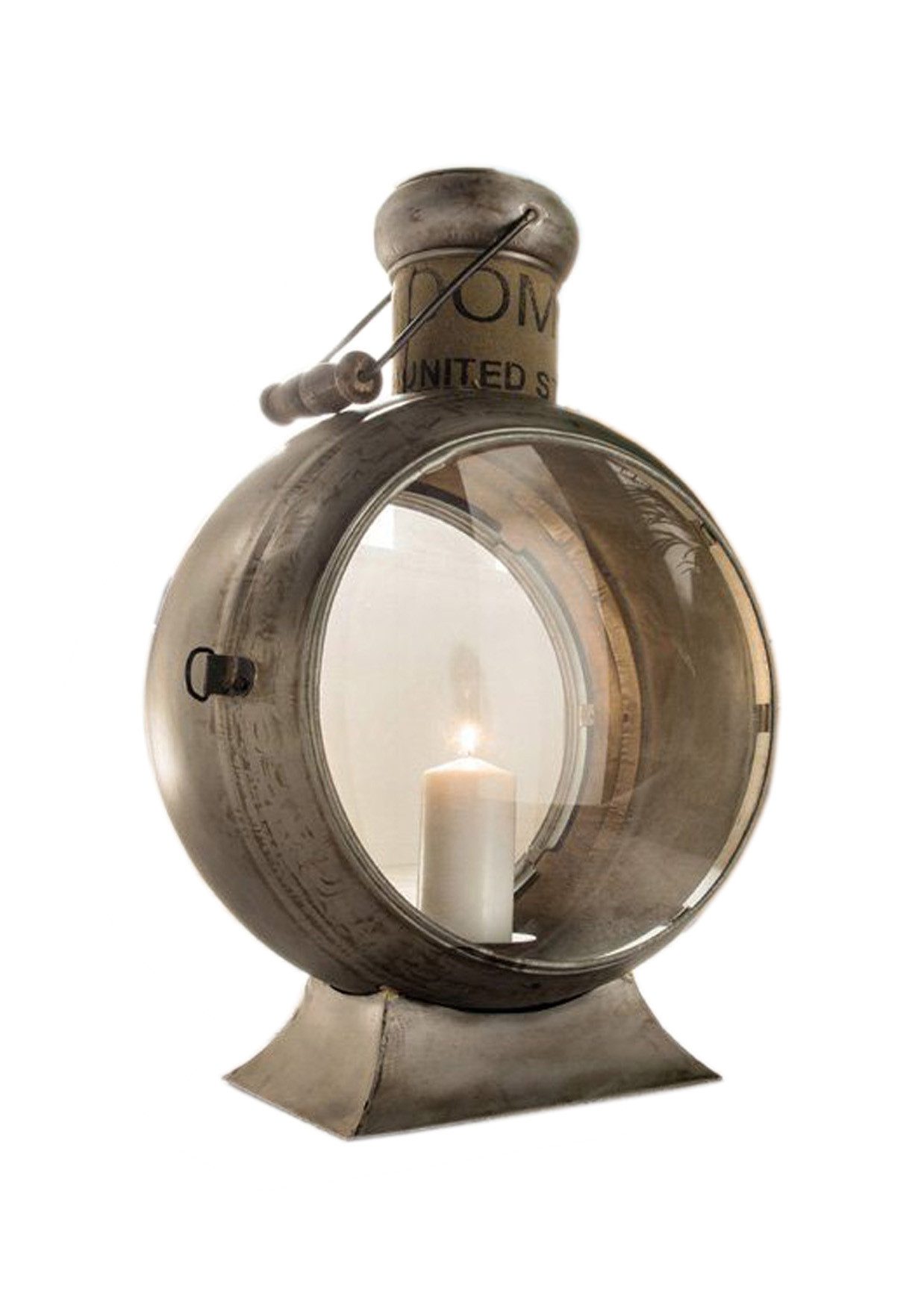 More2Home Kerzenlaterne Standlaterne, STORM, Metall vintage-natur, ca. 56 c günstig online kaufen