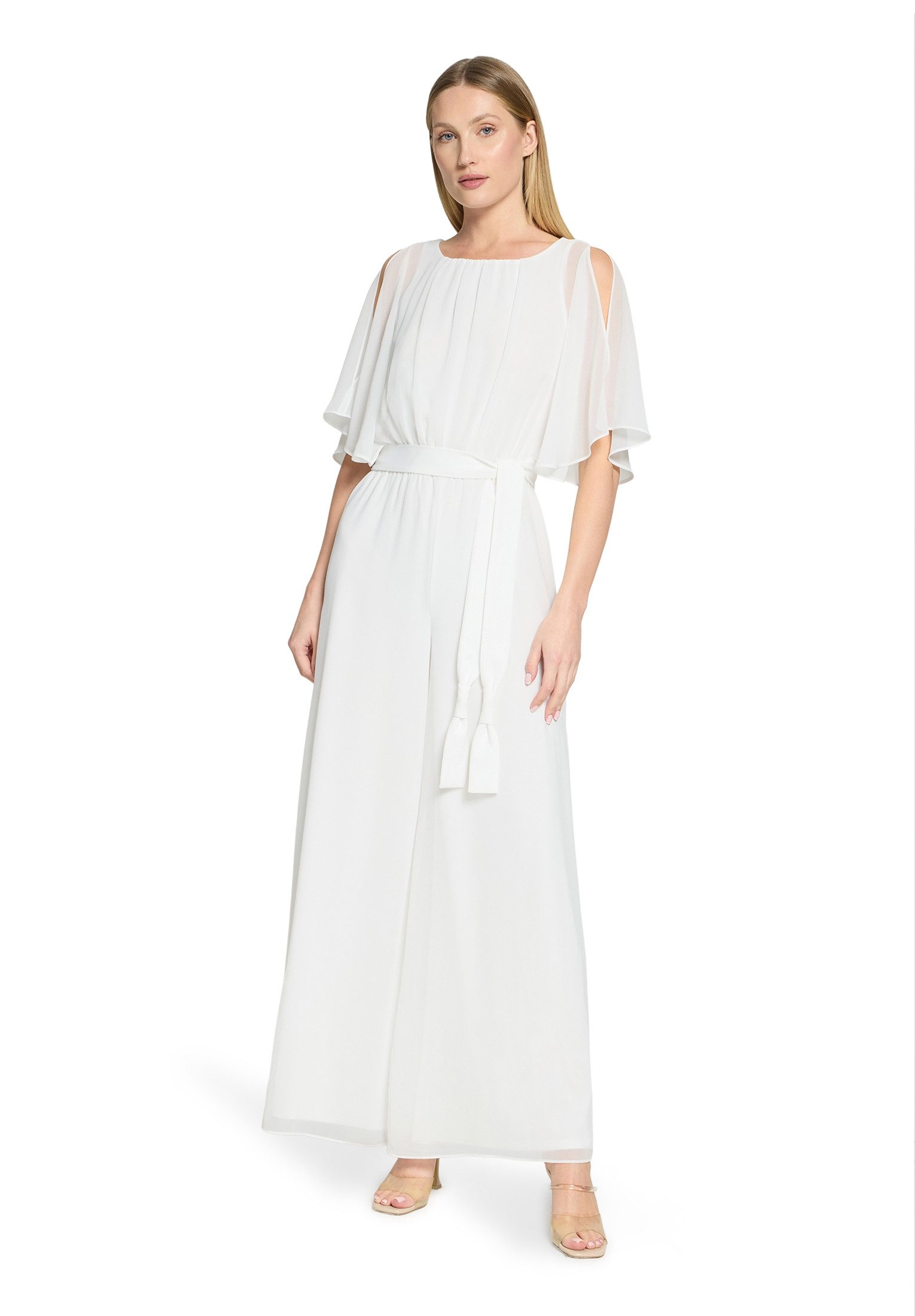 Vera Mont Overall Damen mit Bindegürtel (1-tlg) Design