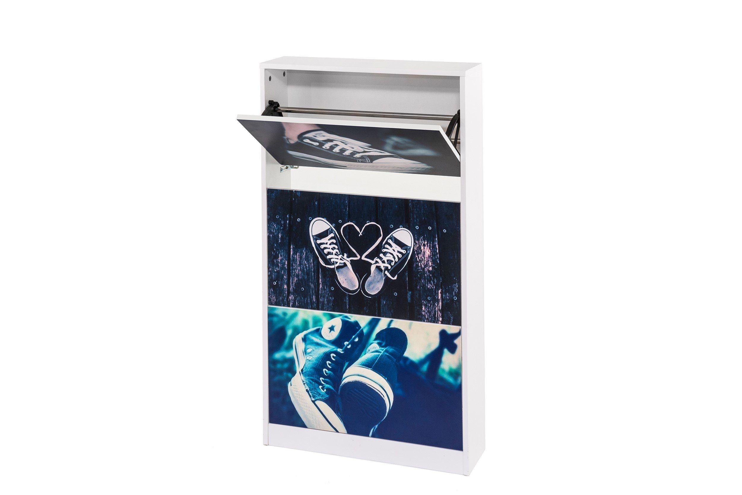 freiraum Schuhschrank 8956-SPORTS in Weiß, MDF günstig online kaufen