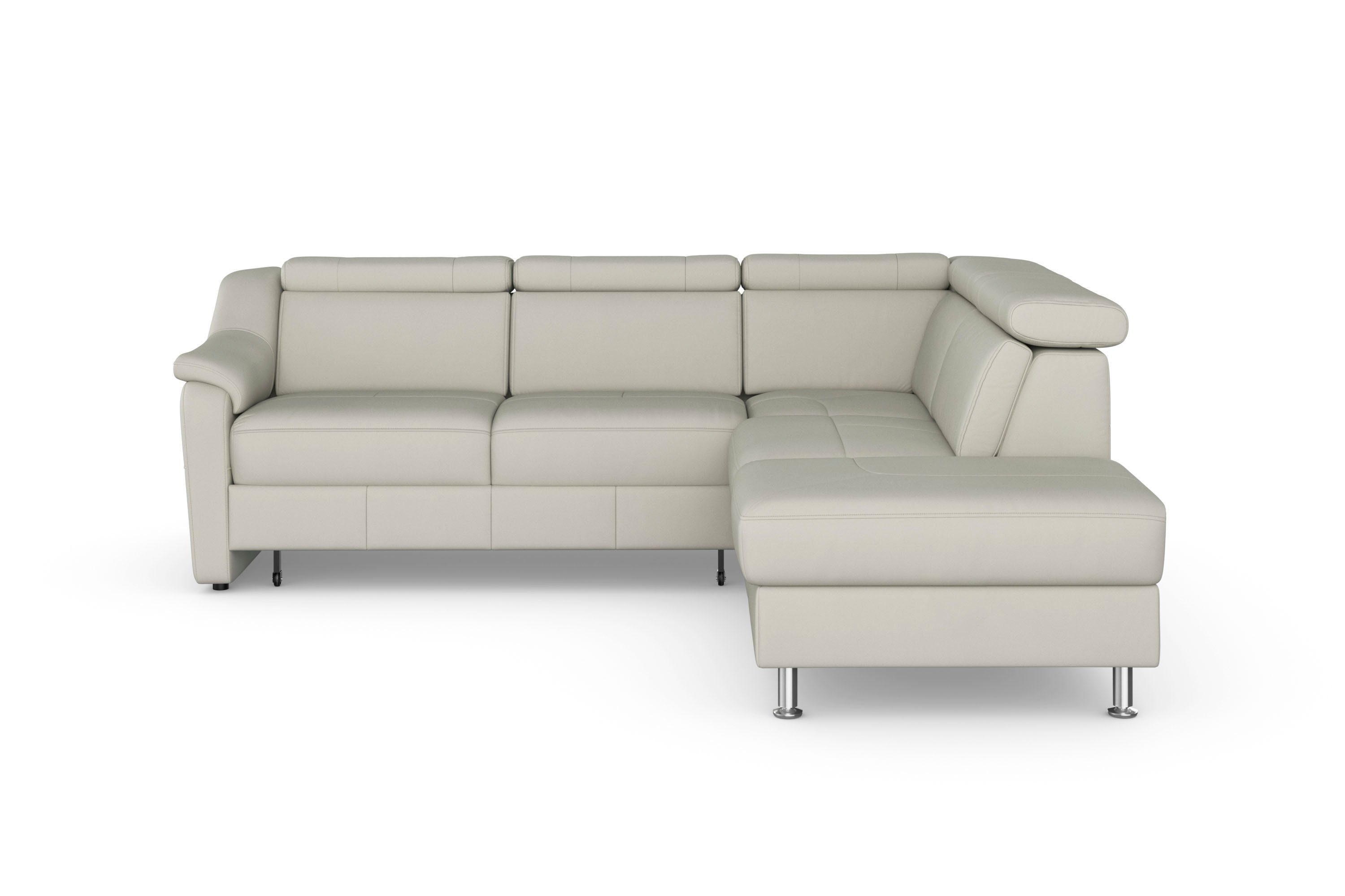 sit&more Ecksofa Freetown L-Form, inklusive Kopfteilverstellung und komfortablem Federkern